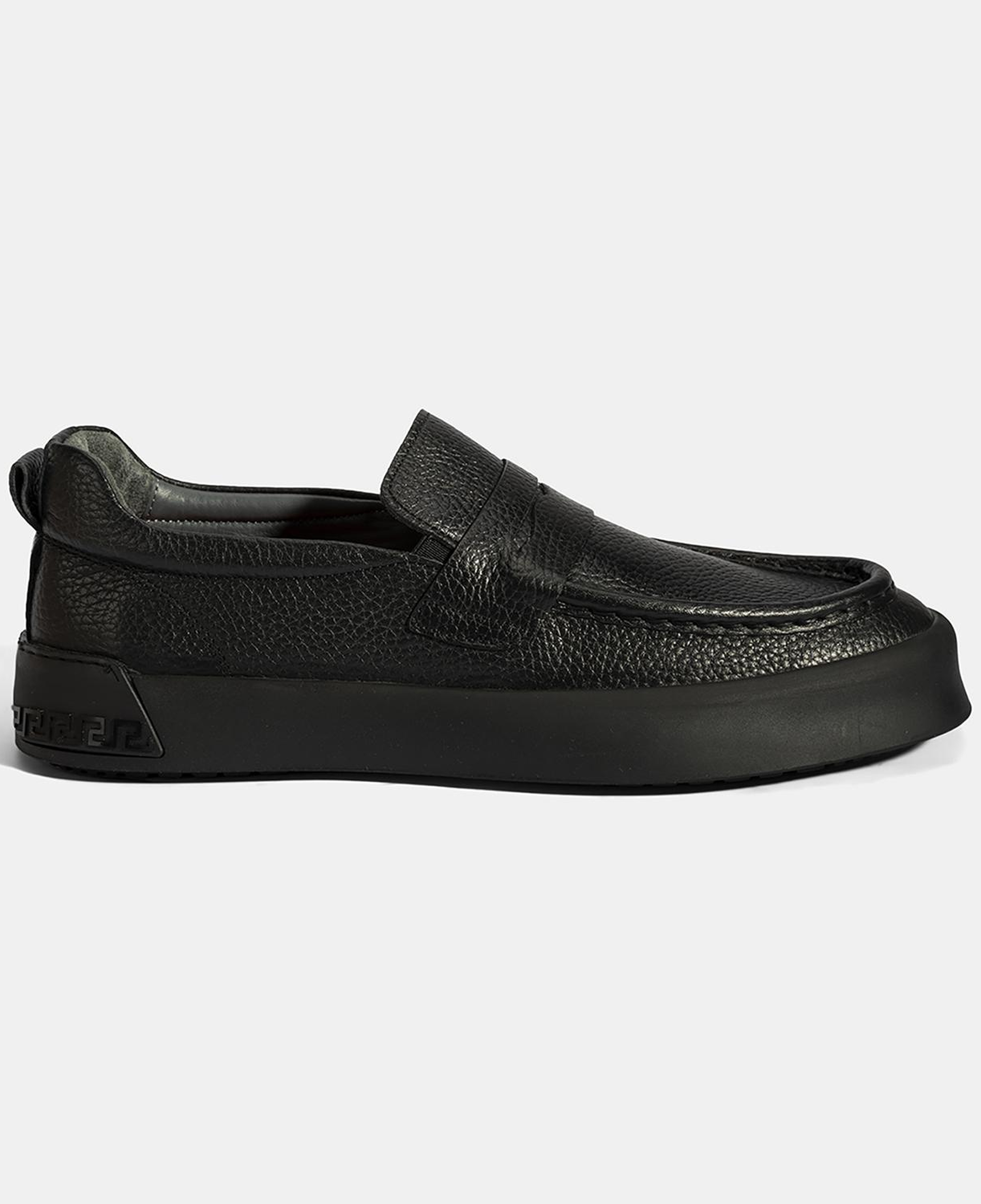 Erkek Siyah Deri Loafer