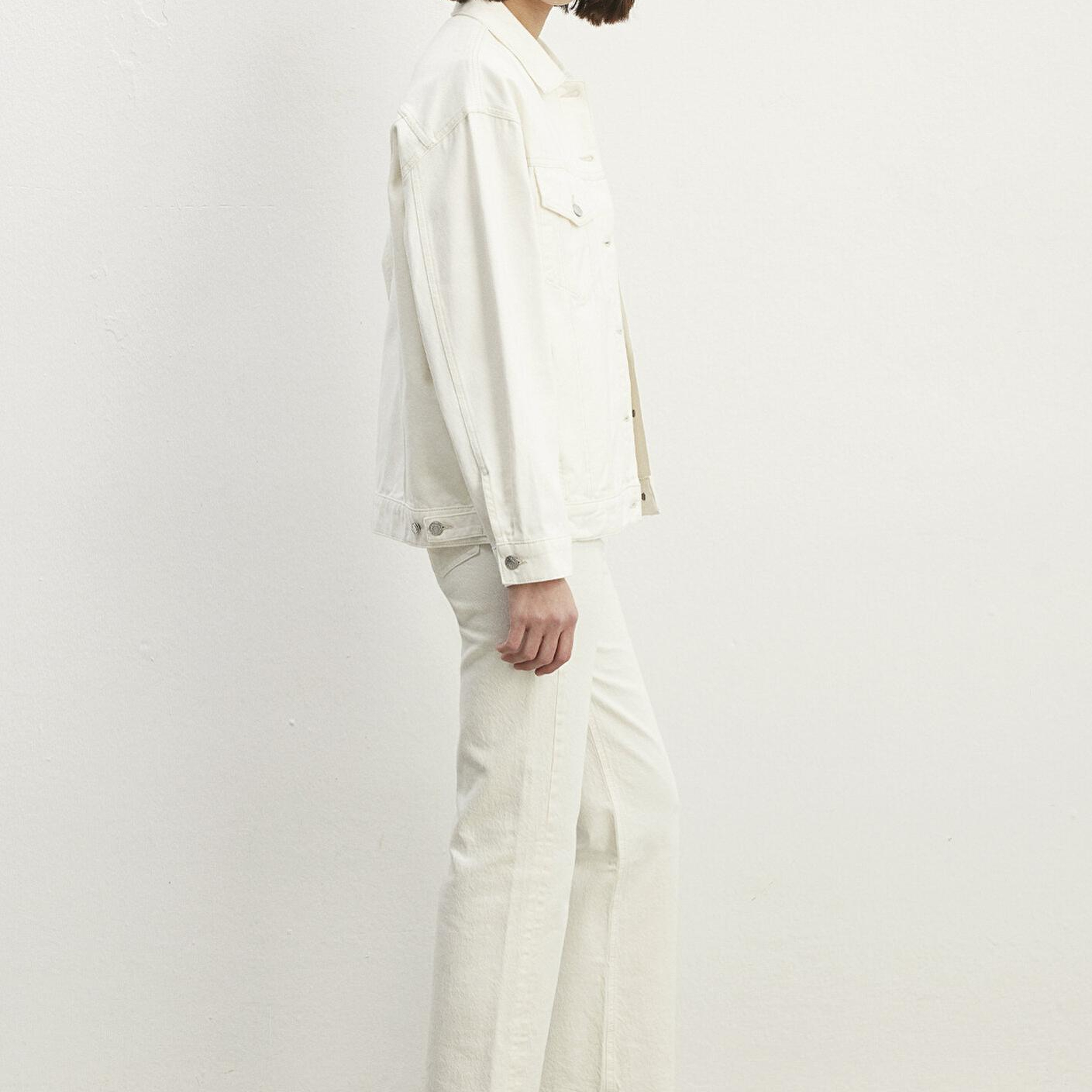 Mavi Luna 90lar Kırık Beyaz Jean Ceket 1110177-84112