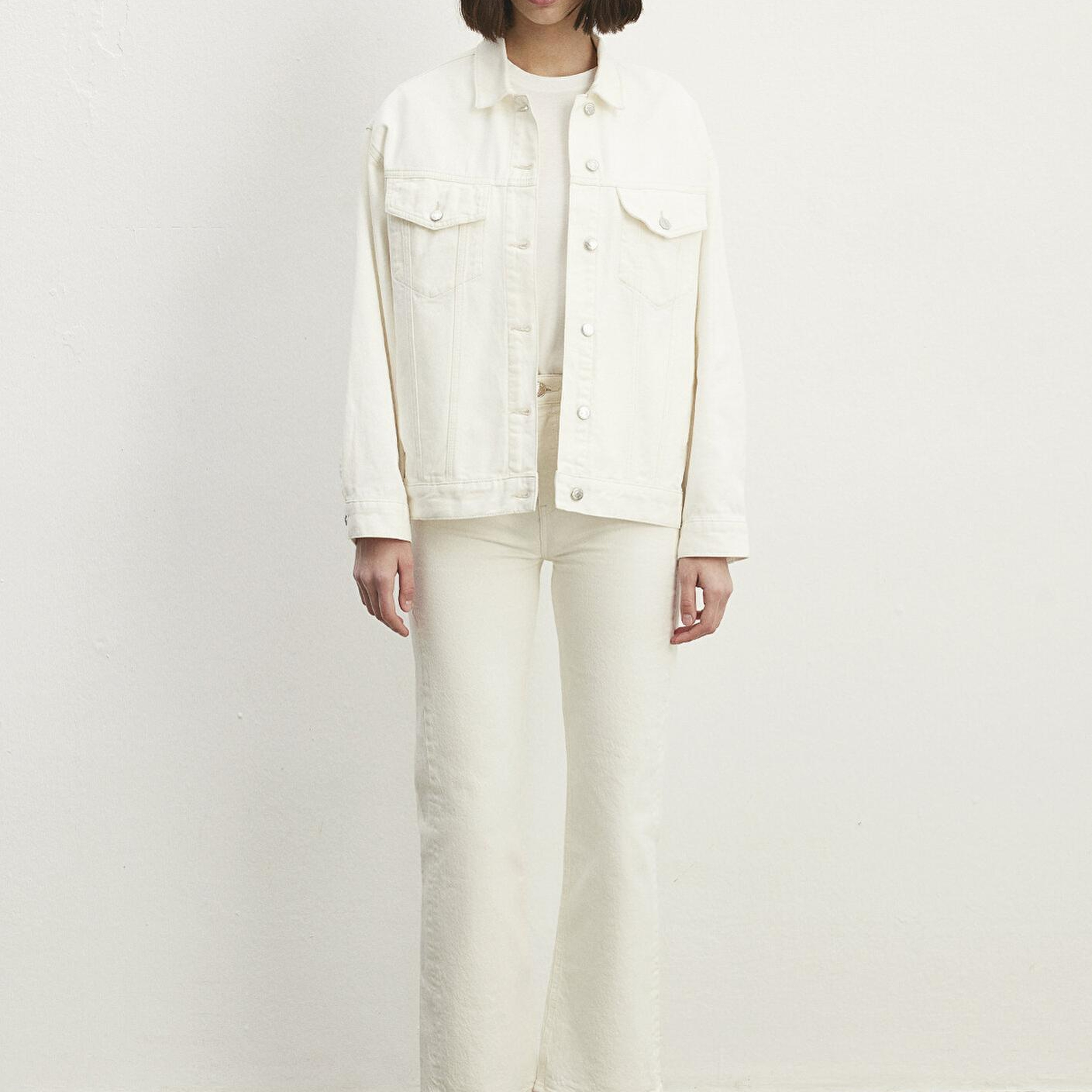 Mavi Luna 90lar Kırık Beyaz Jean Ceket 1110177-84112
