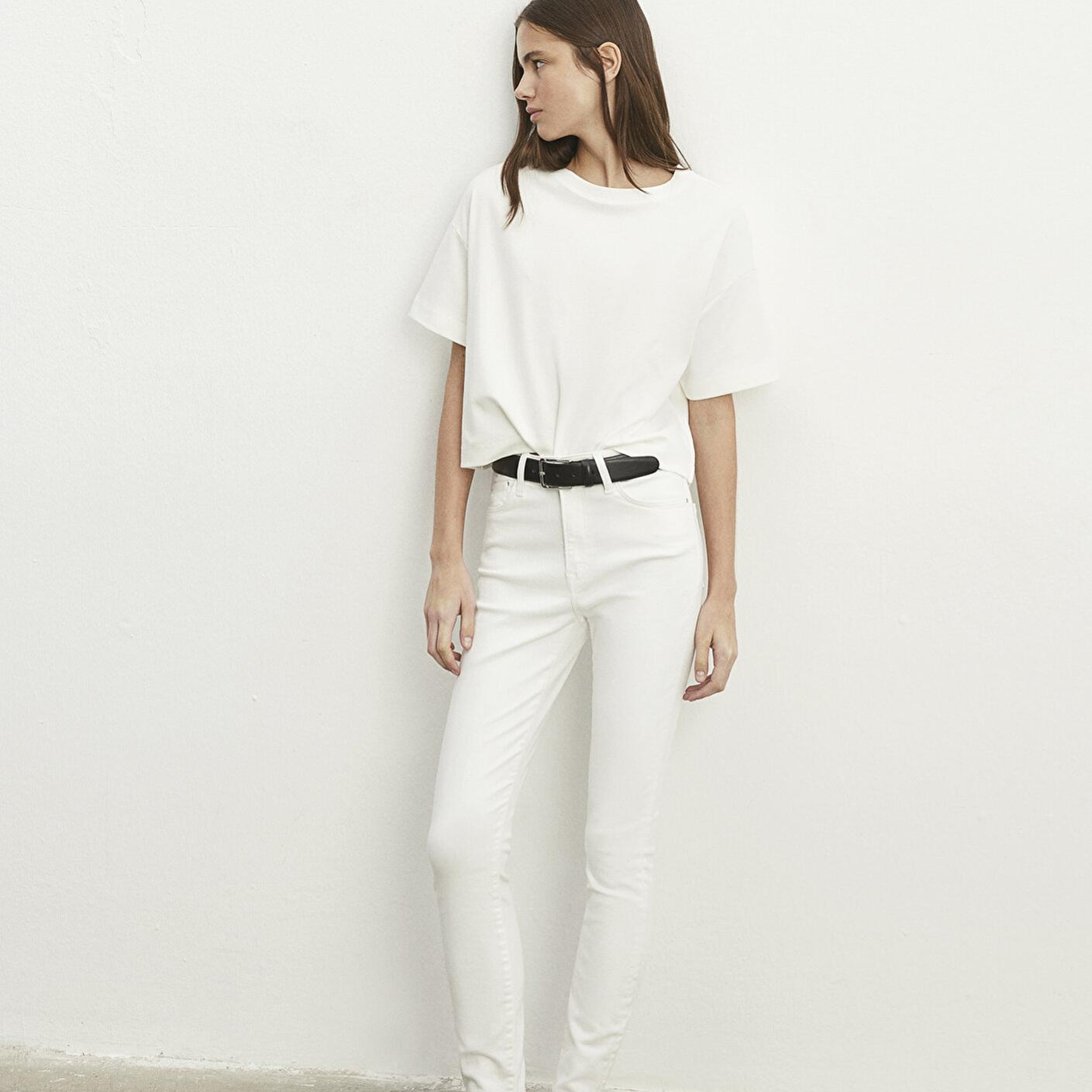 Mavi Serenay Gold Shape Beyaz Jean Pantolon 100980-83673