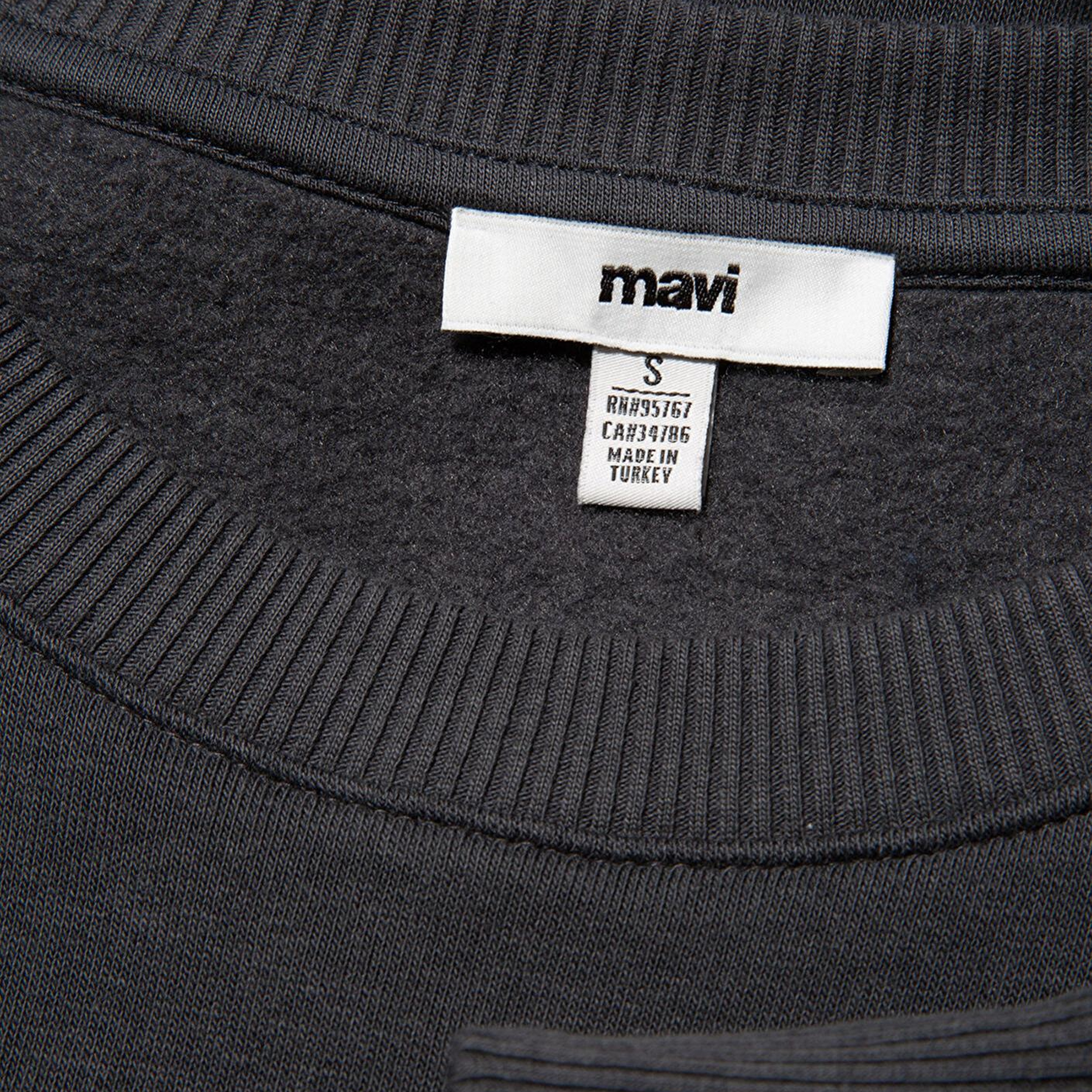 Mavi Mavi Logo Baskılı Antrasit Sweatshirt 1611656-82185
