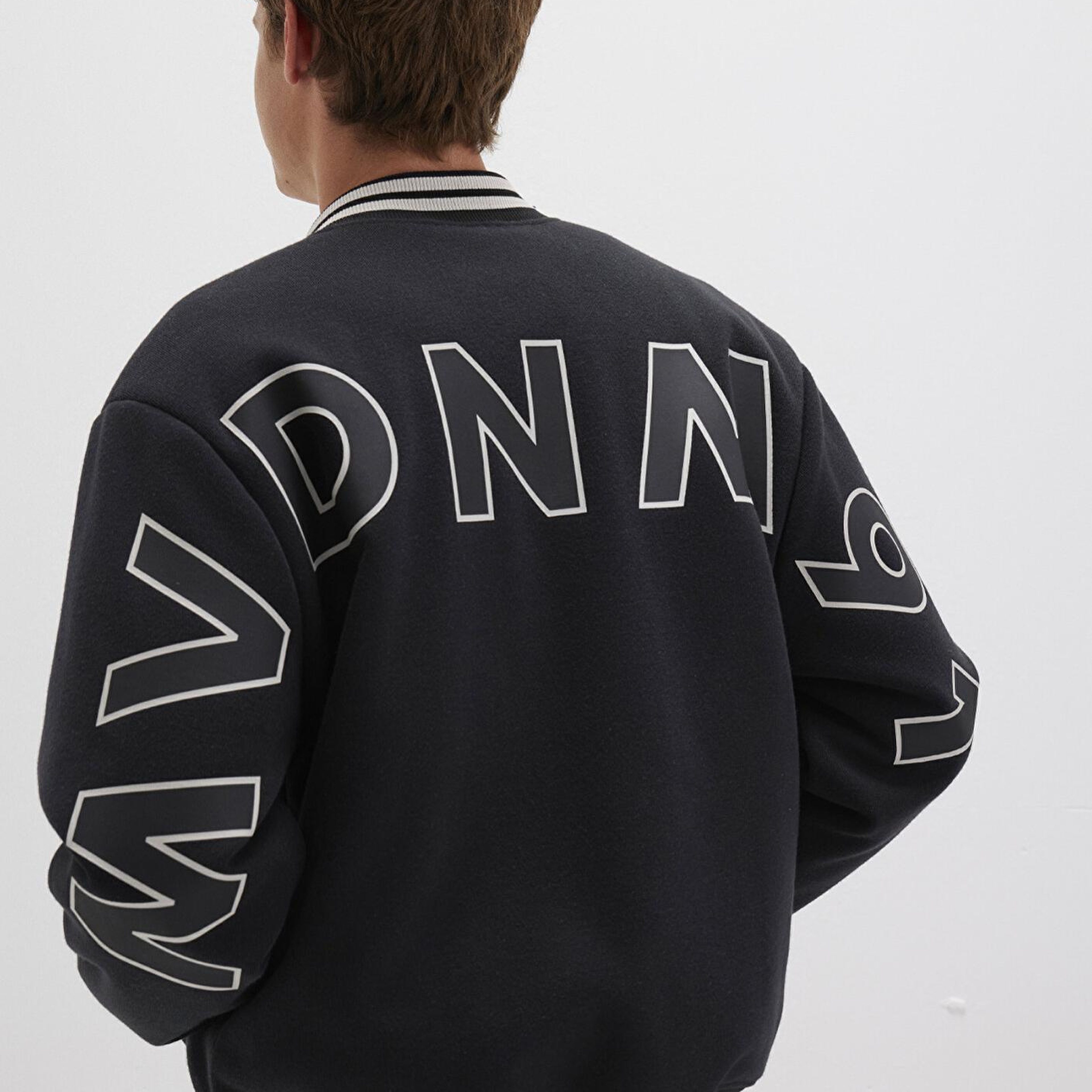 Mavi MV DNM Baskılı Bomber Ceket 0110214-71379