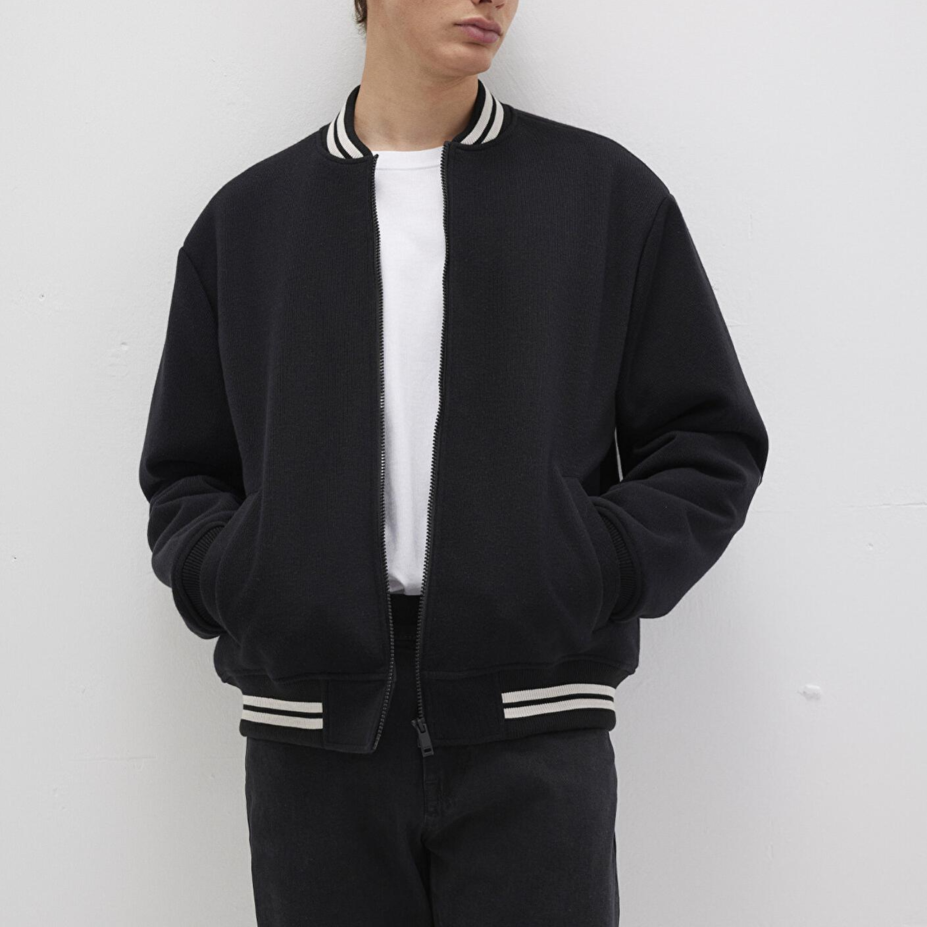 Mavi MV DNM Baskılı Bomber Ceket 0110214-71379