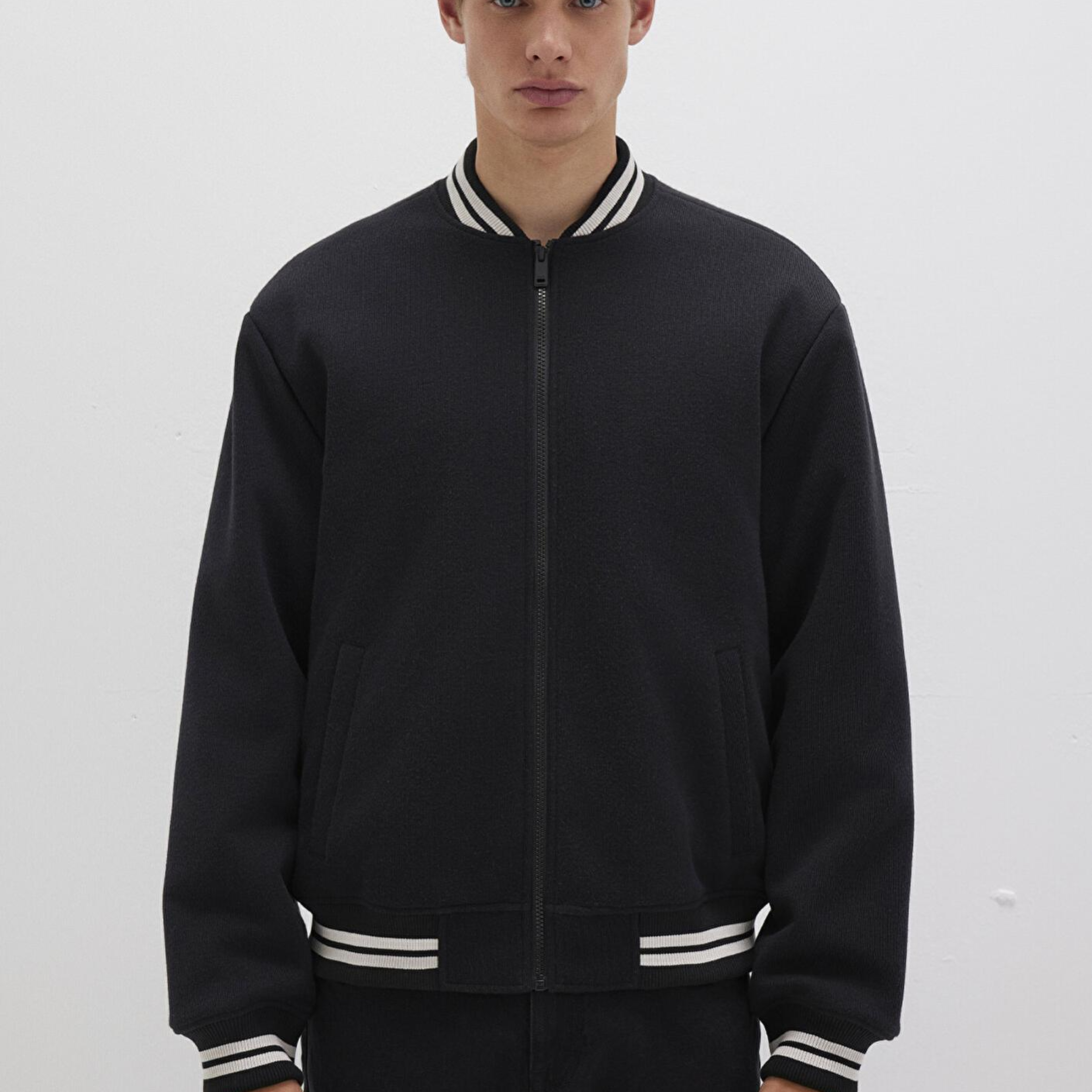 Mavi MV DNM Baskılı Bomber Ceket 0110214-71379