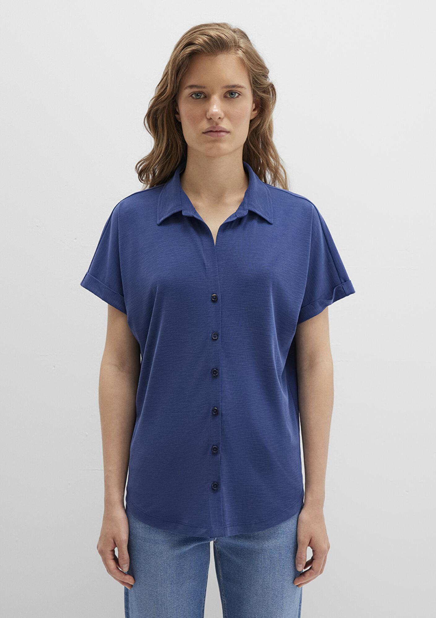 Mavi Lux Touch (TENCEL™) Mavi Modal Gömlek Regular Fit / Normal Kesim 168081-70491