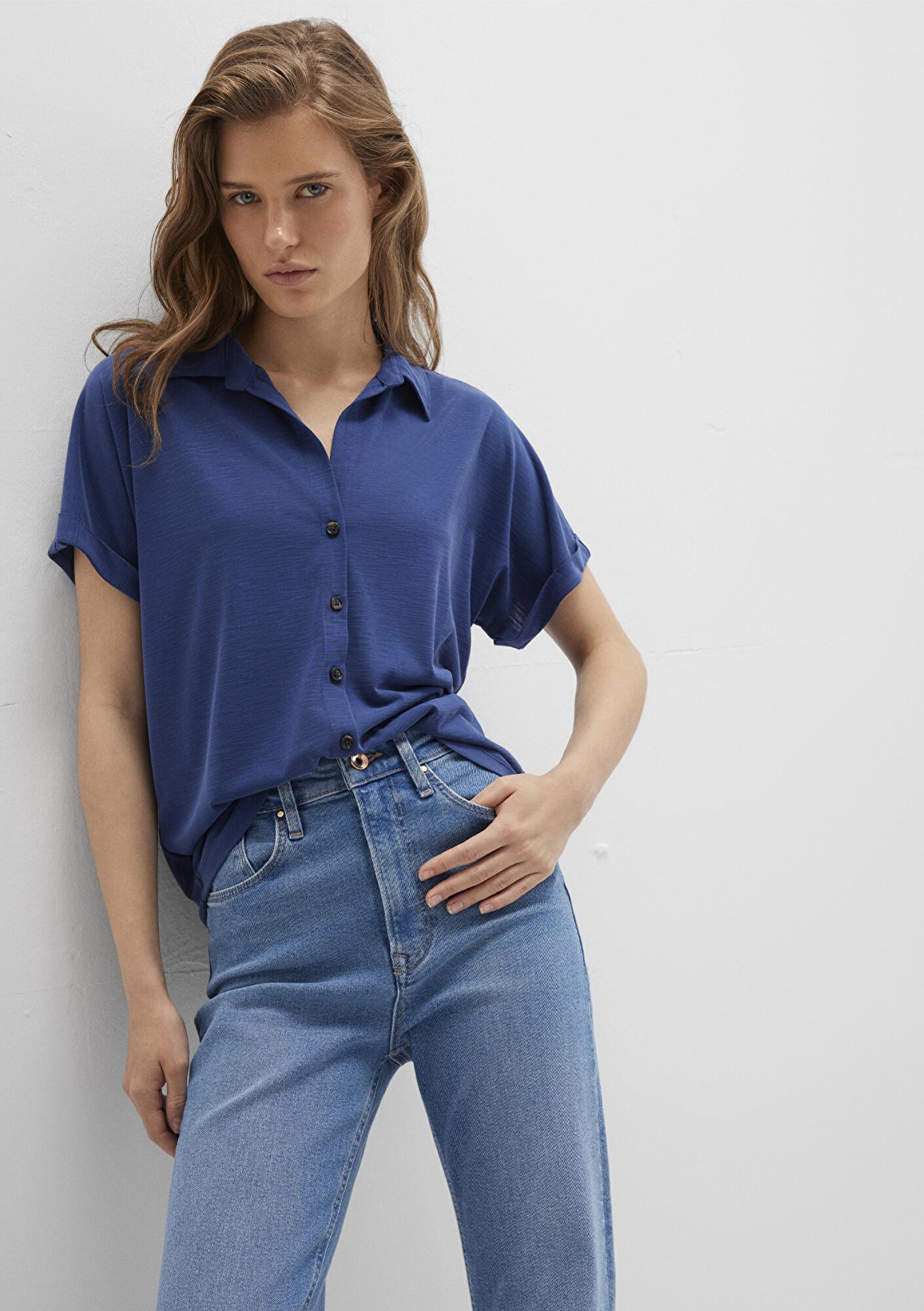 Mavi Lux Touch (TENCEL™) Mavi Modal Gömlek Regular Fit / Normal Kesim 168081-70491