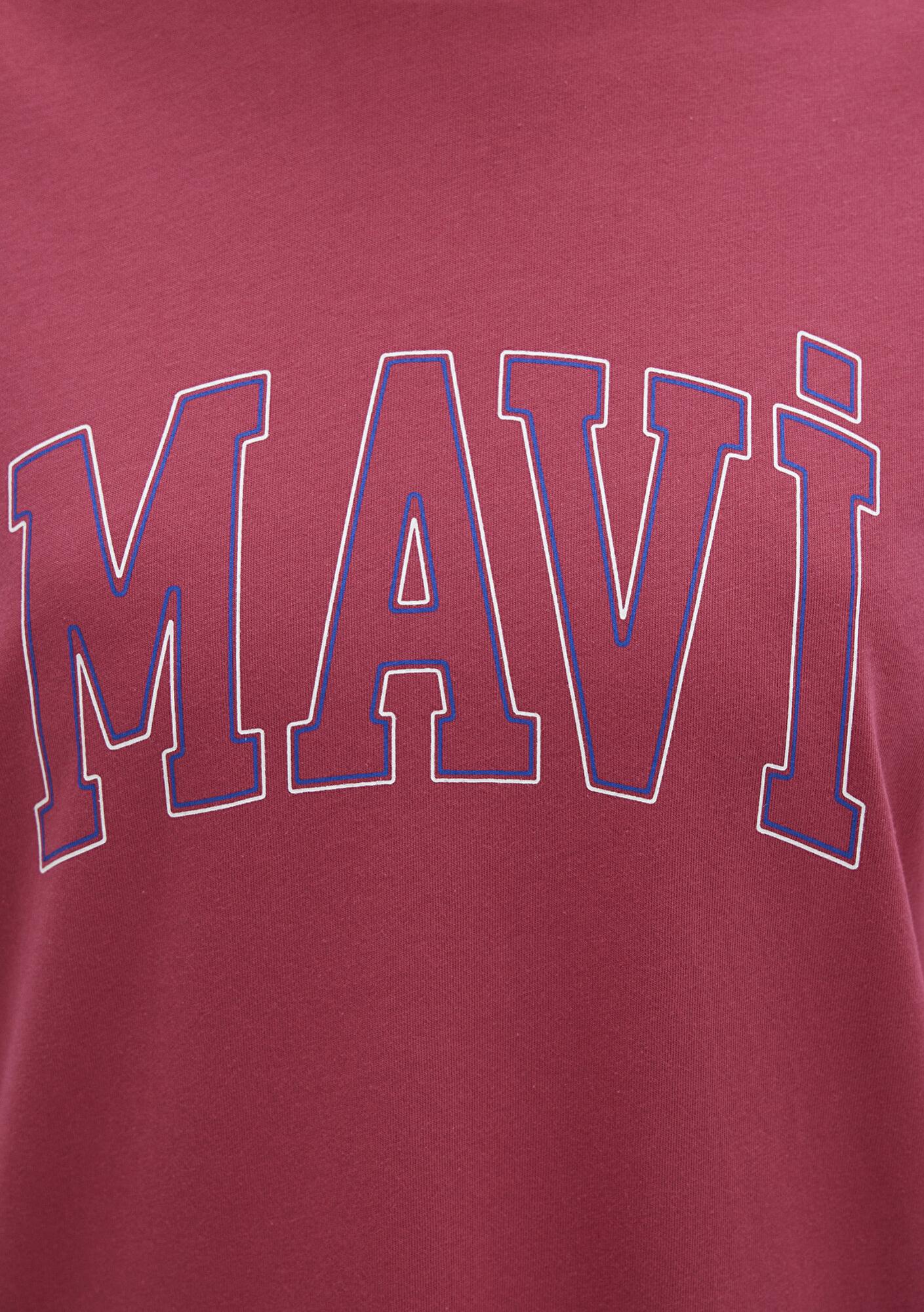 Mavi Mavi Logo Baskılı Pembe Tişört Regular Fit / Normal Kesim 1611193-70931