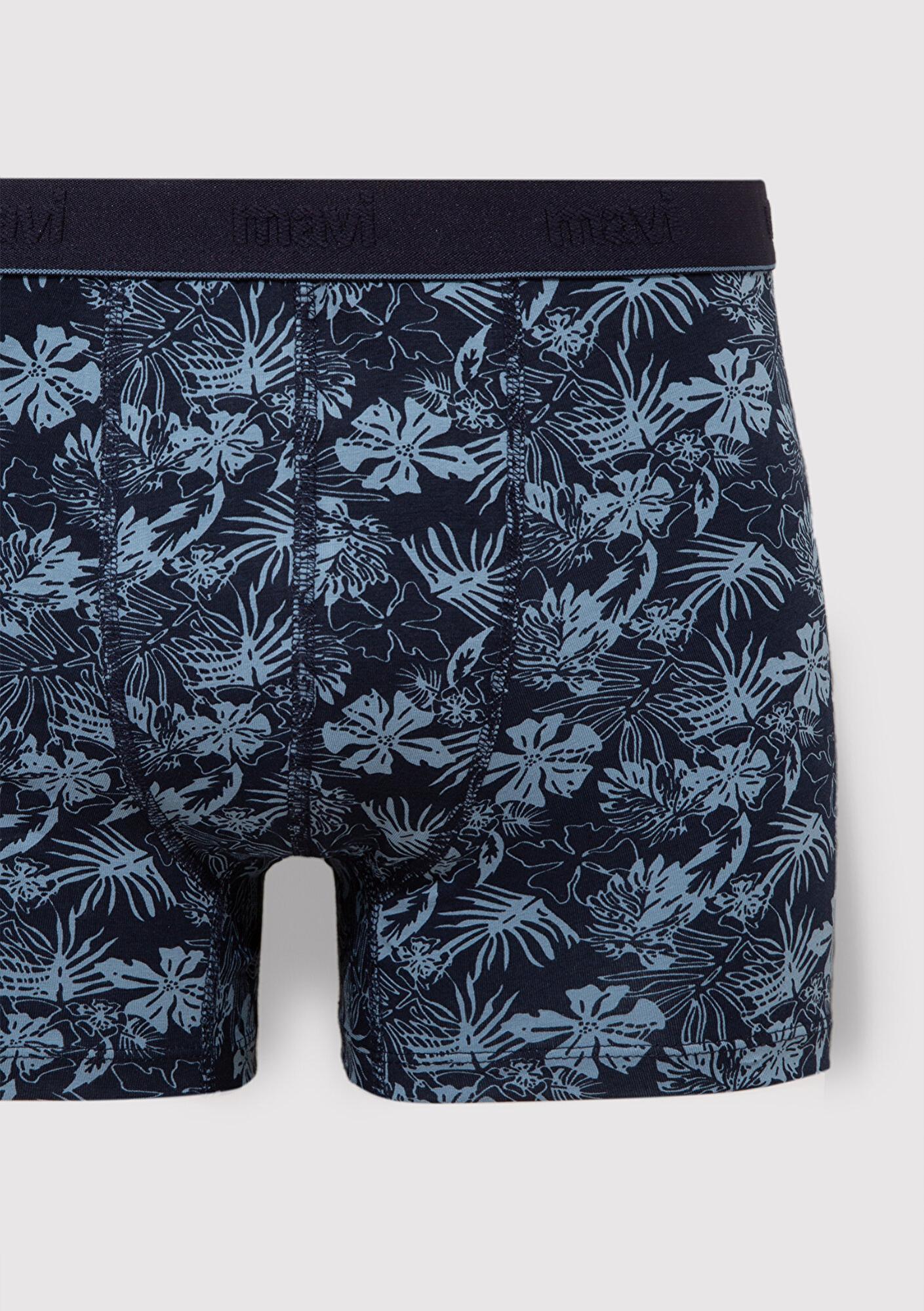 Mavi Baskılı Lacivert Boxer 0910708-30717