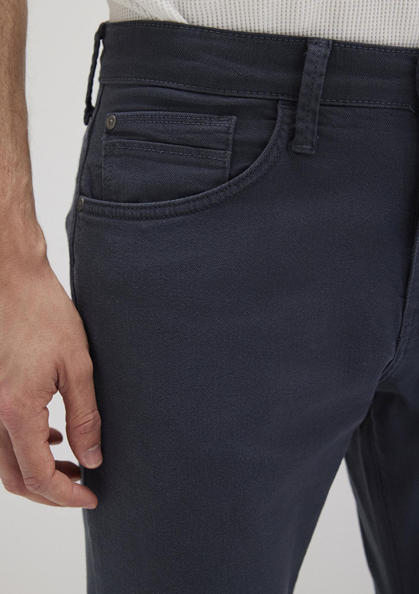 Mavi Marcus Lacivert Yıkamalı Comfort Gabardin Pantolon 0035132609