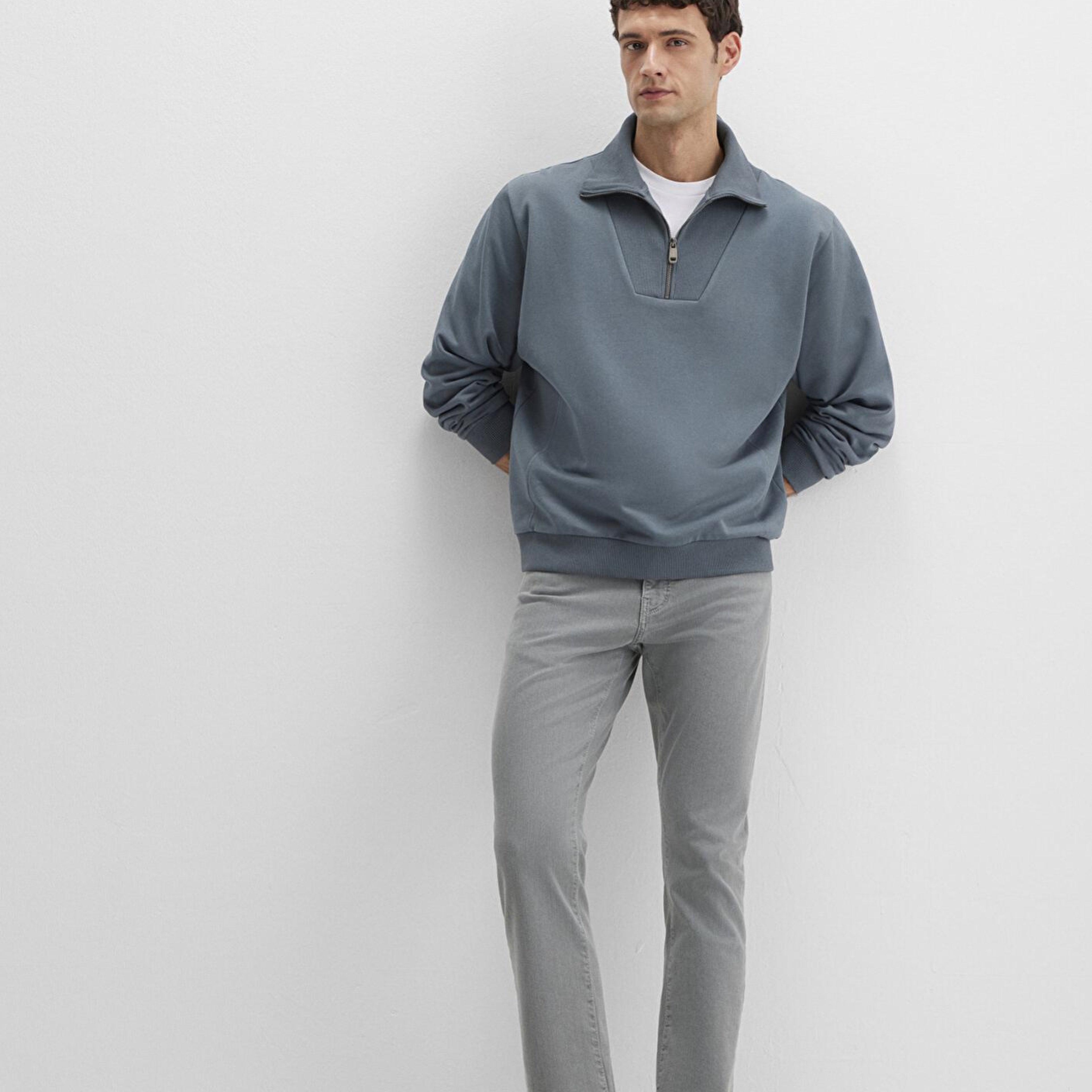 Mavi Martin Gölge Gri Comfort Gabardin Pantolon 0037880922