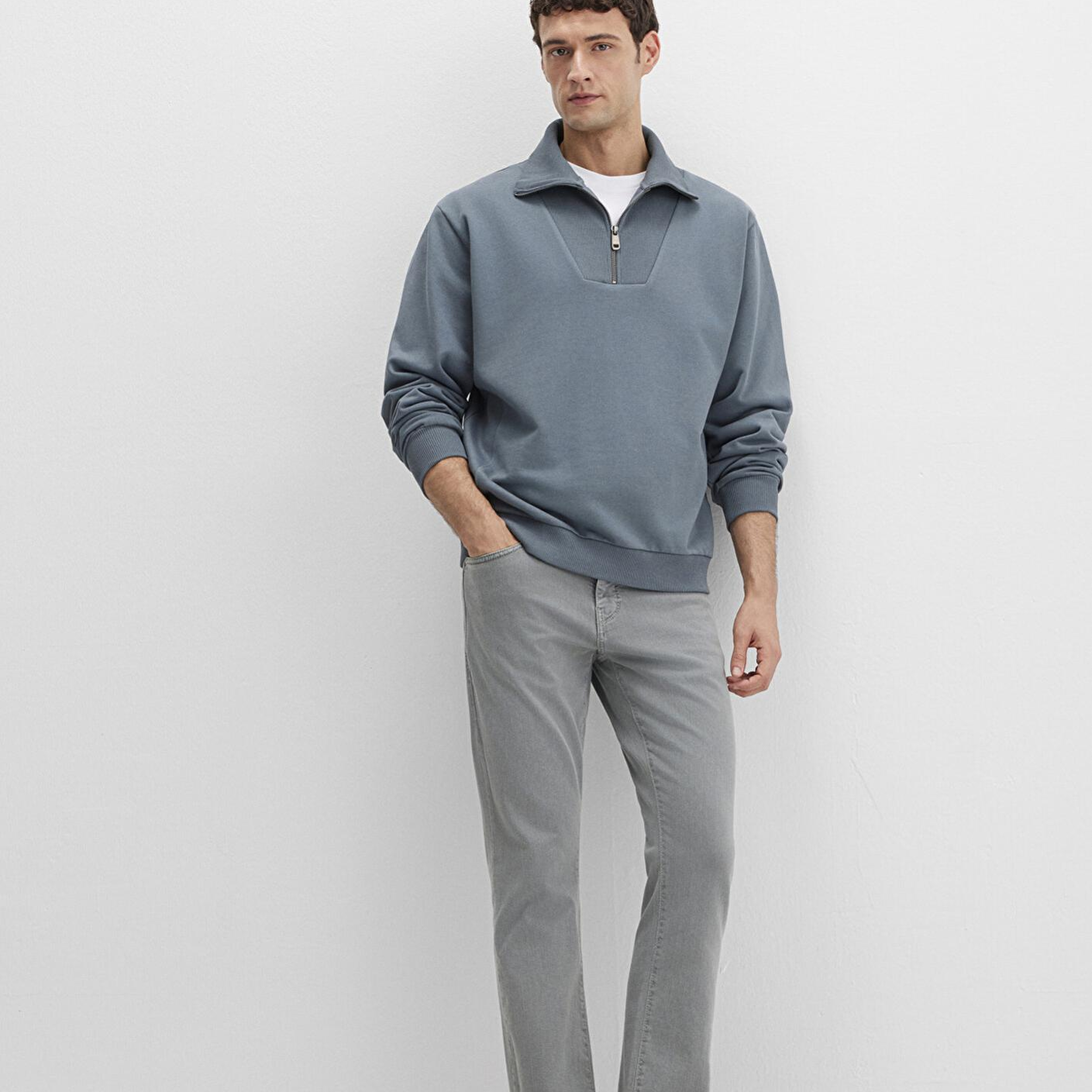 Mavi Martin Gölge Gri Comfort Gabardin Pantolon 0037880922