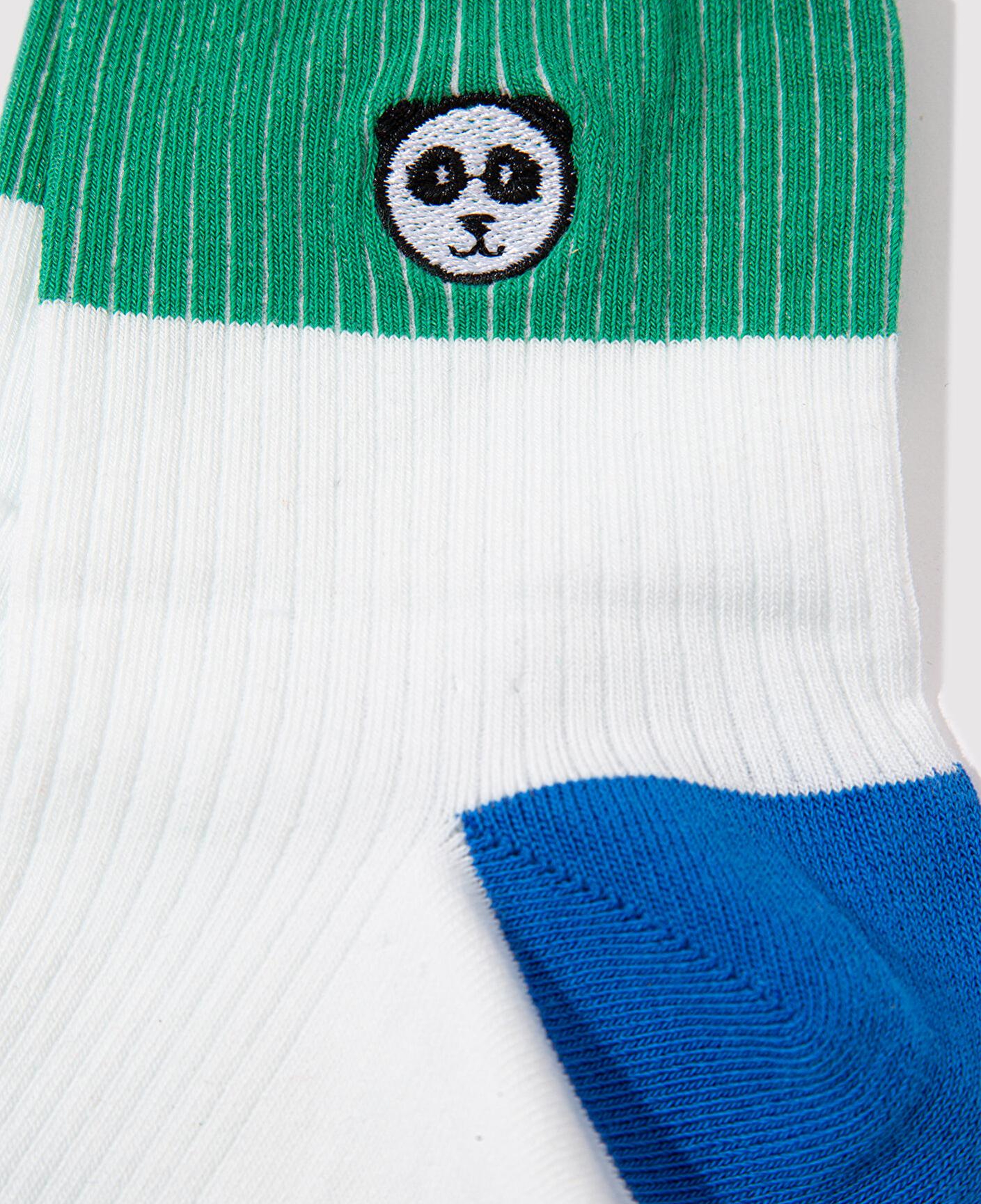 Mavi Panda Nakışlı Soket Çorap 1911370-34523