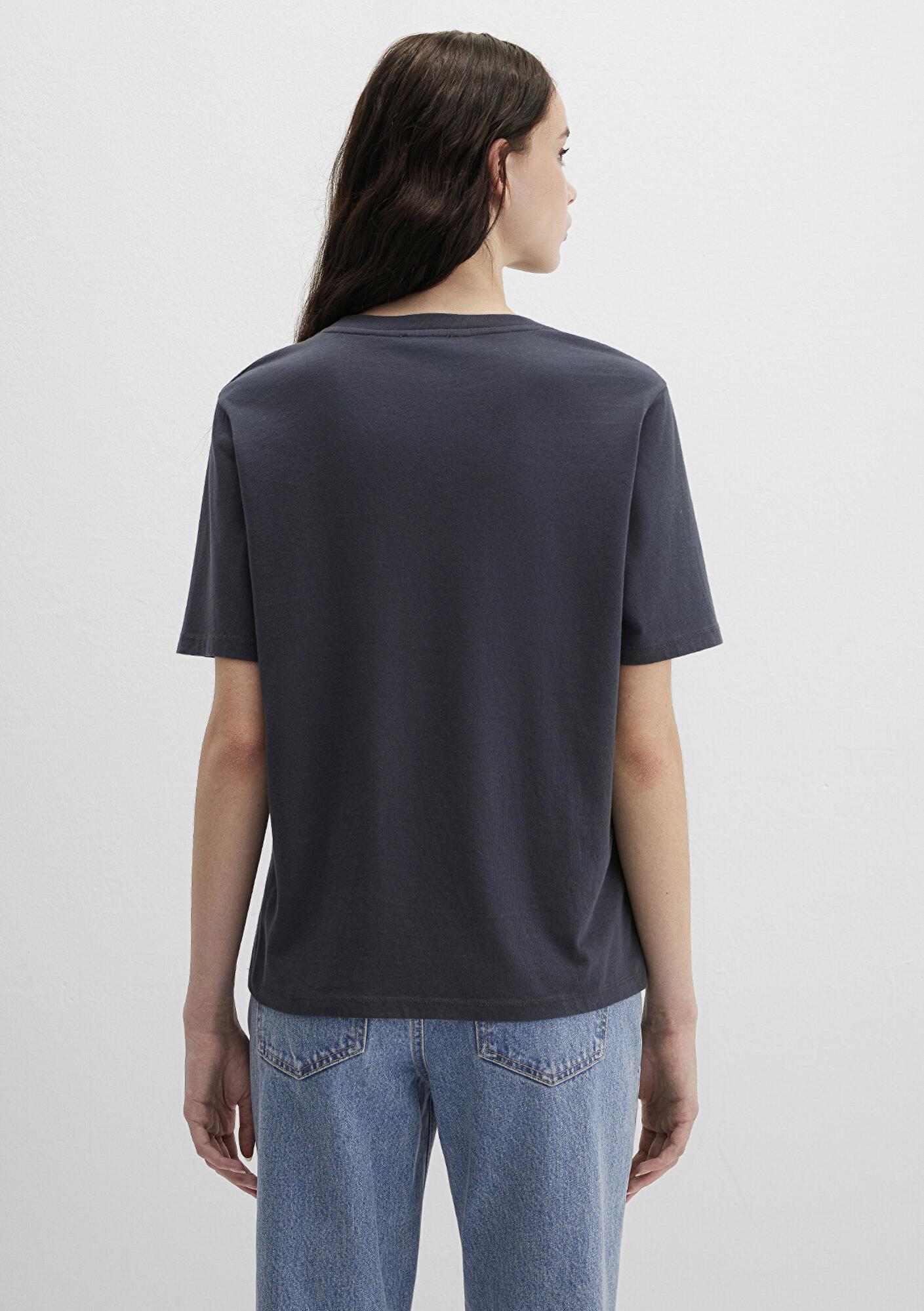 Mavi Biskilet Yaka Lacivert Basic Tişört Regular Fit / Normal Kesim 1600955-70726