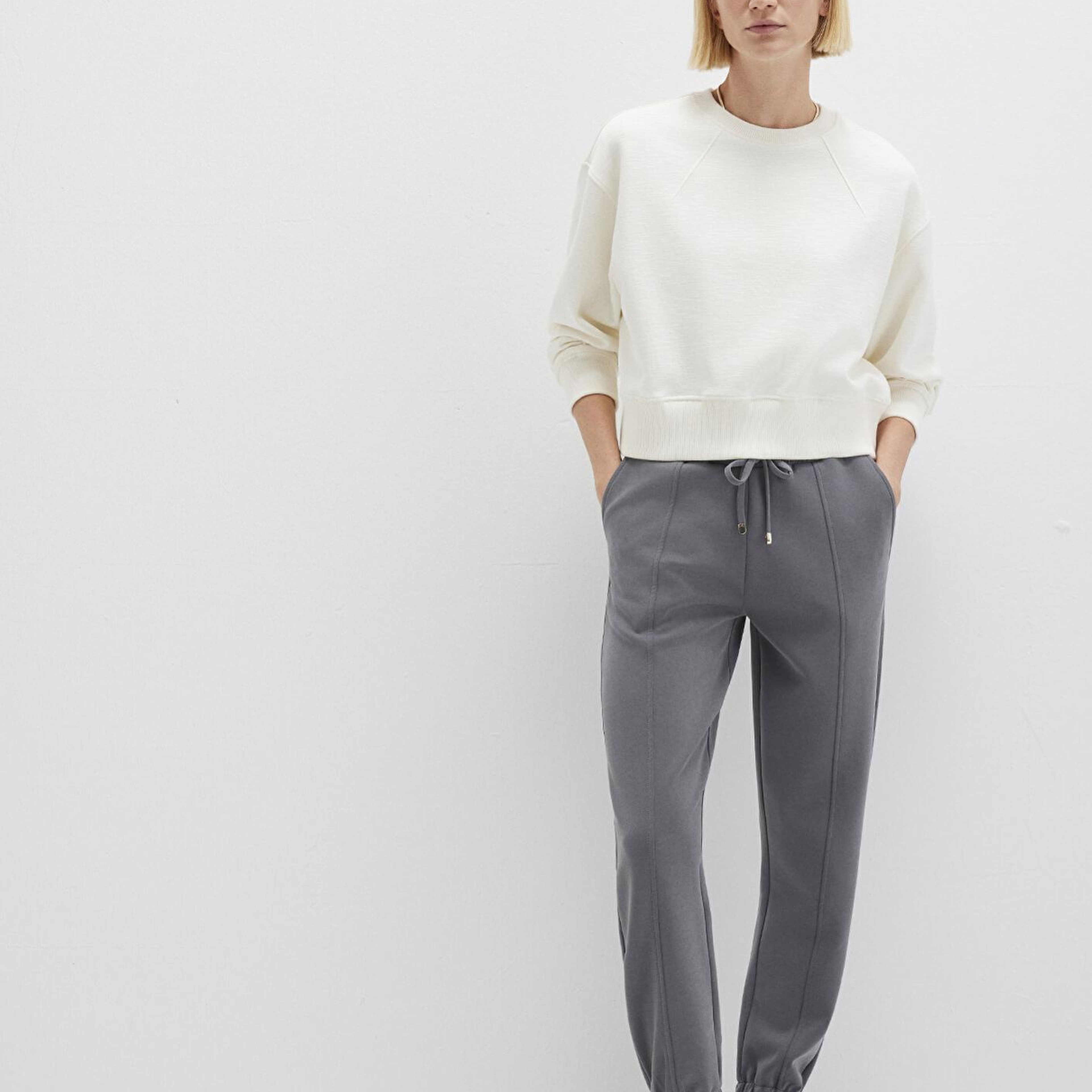 Mavi Lux Touch (TENCEL™) Antrasit Modal Eşofman Altı 1600453-70122