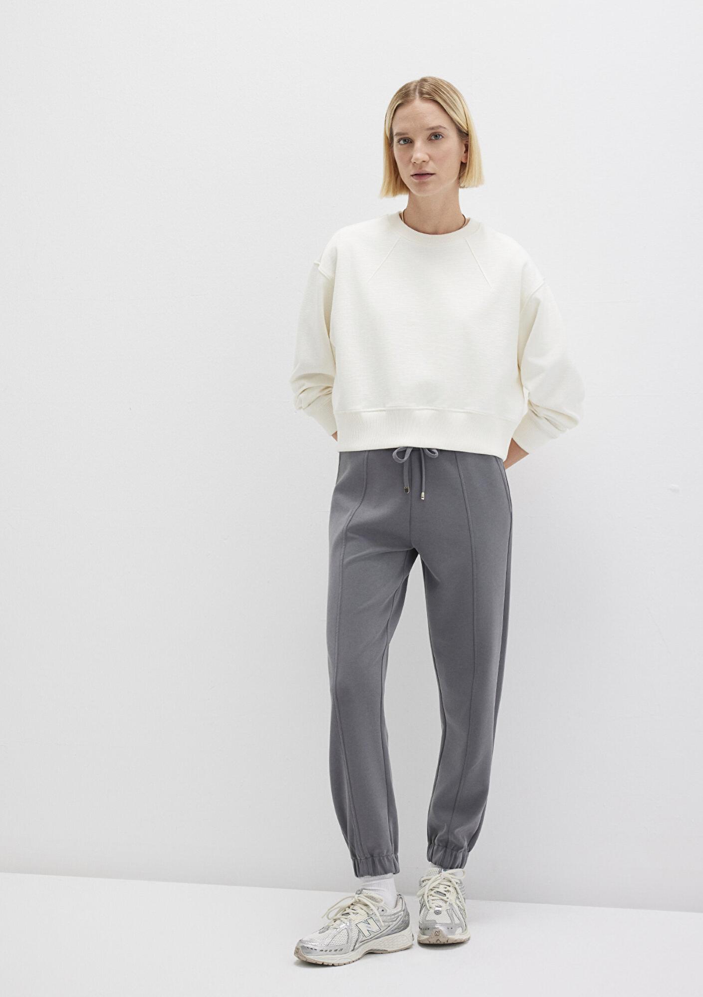 Mavi Lux Touch (TENCEL™) Antrasit Modal Eşofman Altı 1600453-70122