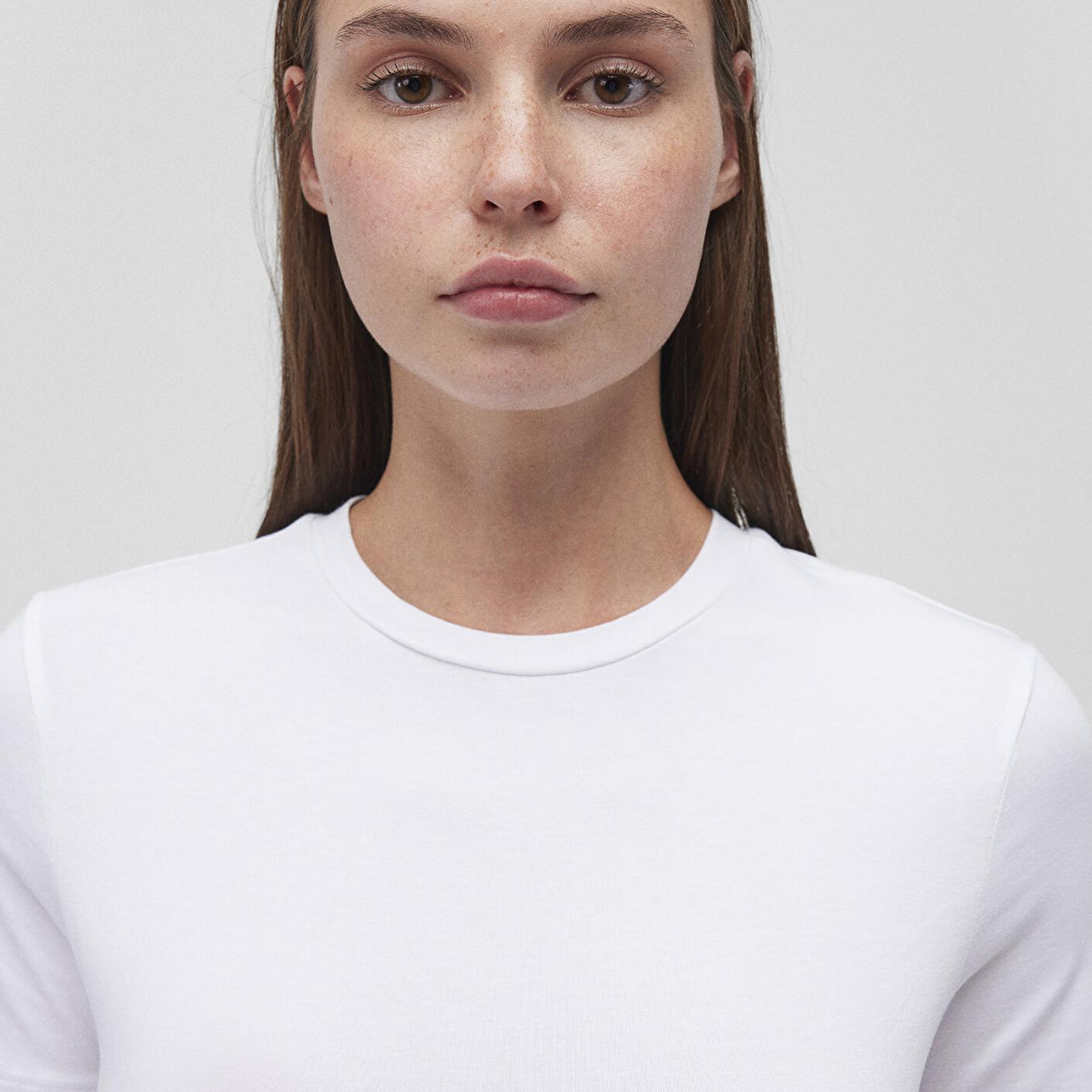 Mavi 2li Siyah Beyaz Kadın Basic Tişört Fitted / Vücuda Oturan Kesim 1611372-900