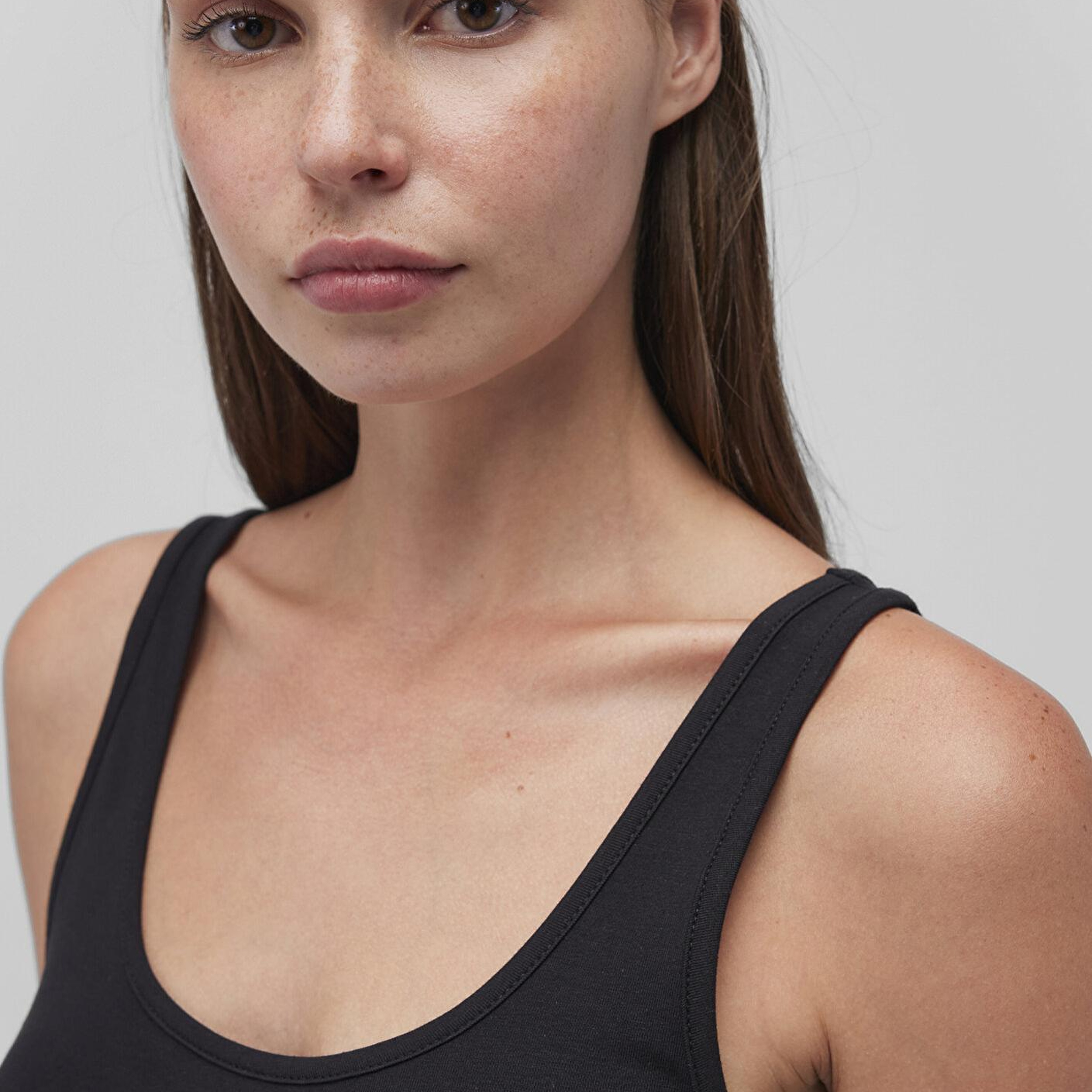 Mavi 2 li Siyah Beyaz Kadın Basic Atlet Fitted / Vücuda Oturan Kesim 1611367-900