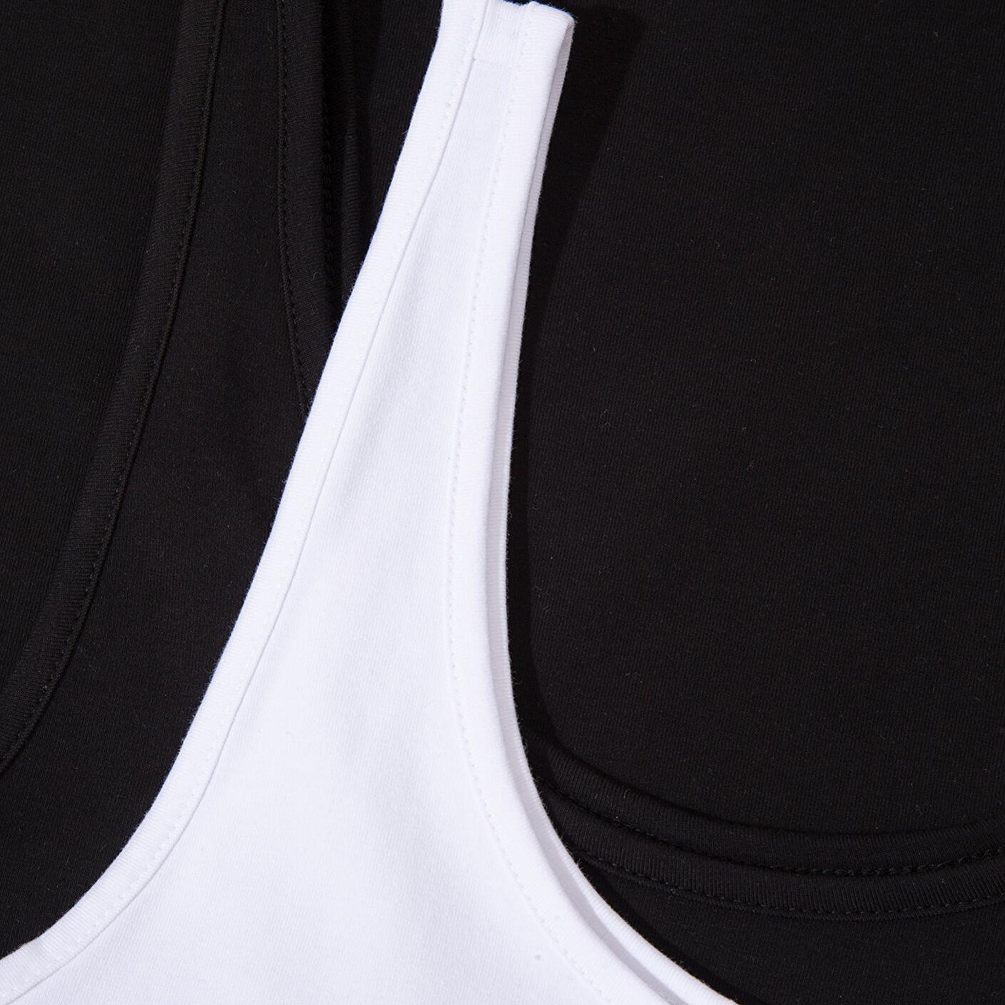 Mavi 2 li Siyah Beyaz Kadın Basic Atlet Fitted / Vücuda Oturan Kesim 1611367-900