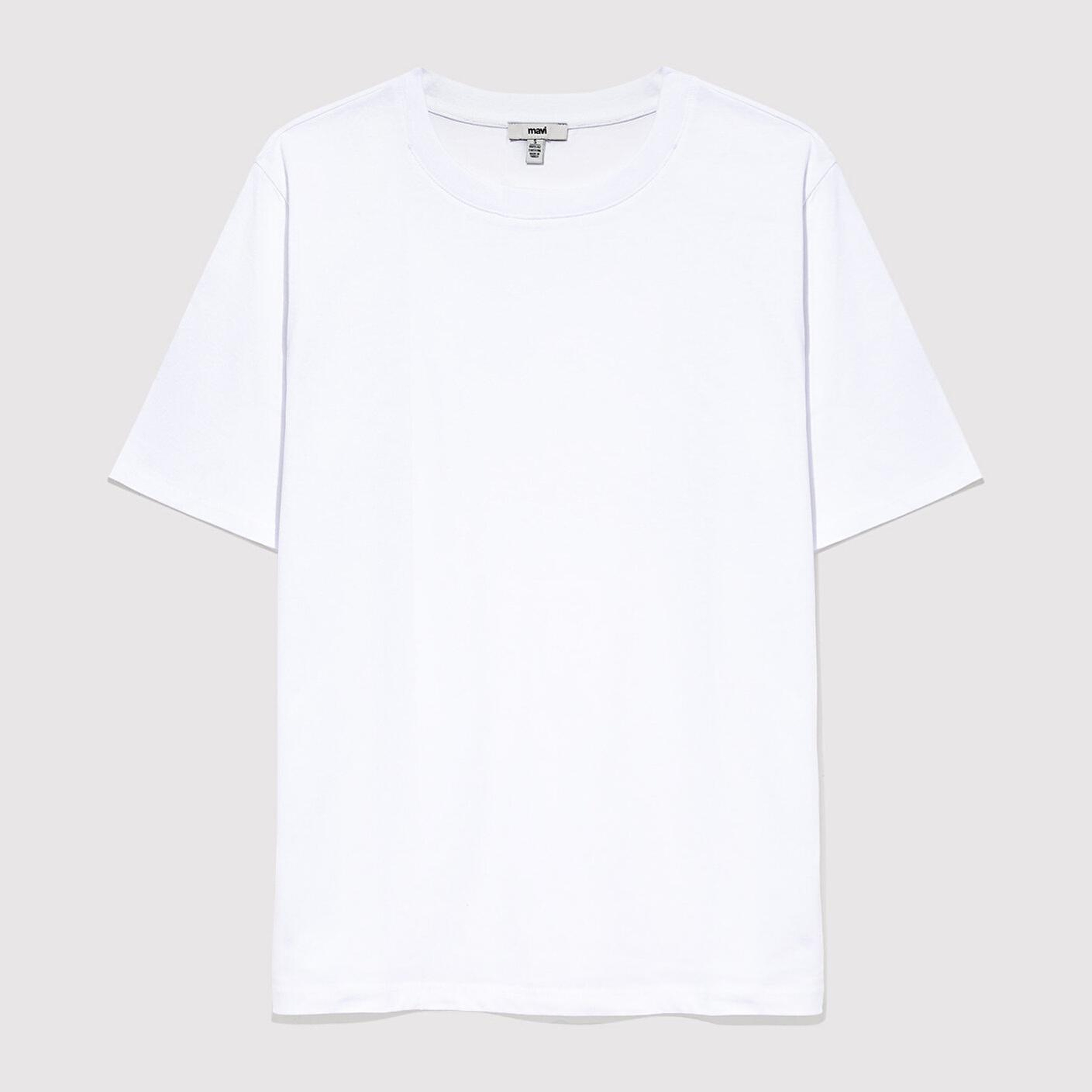 Mavi 2li Kadın Basic Tişört Regular Fit / Normal Kesim 1611366-900