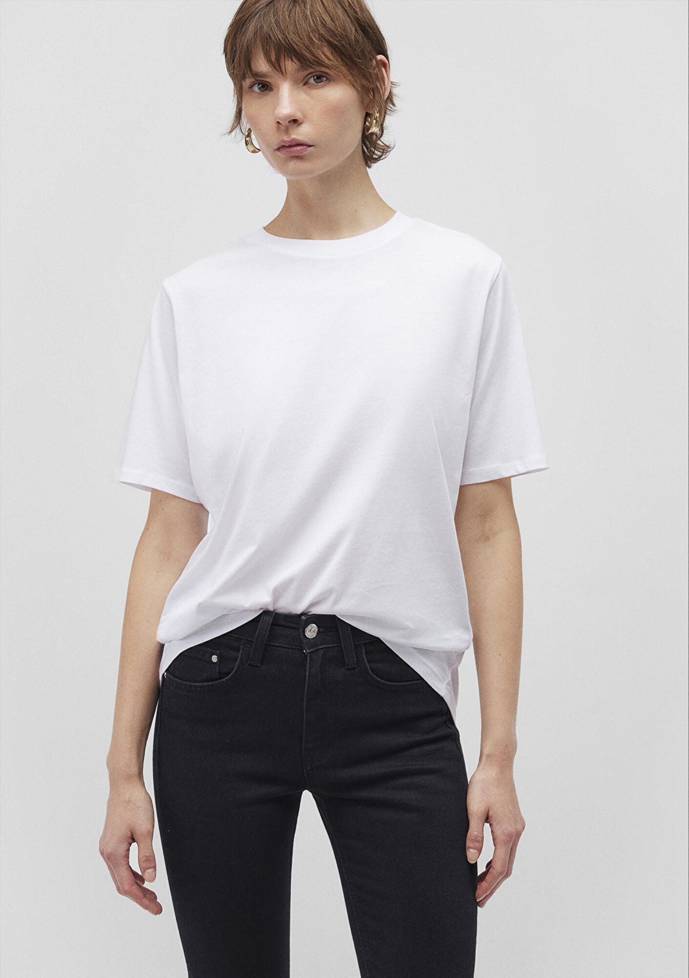 Mavi 2li Kadın Basic Tişört Regular Fit / Normal Kesim 1611366-900