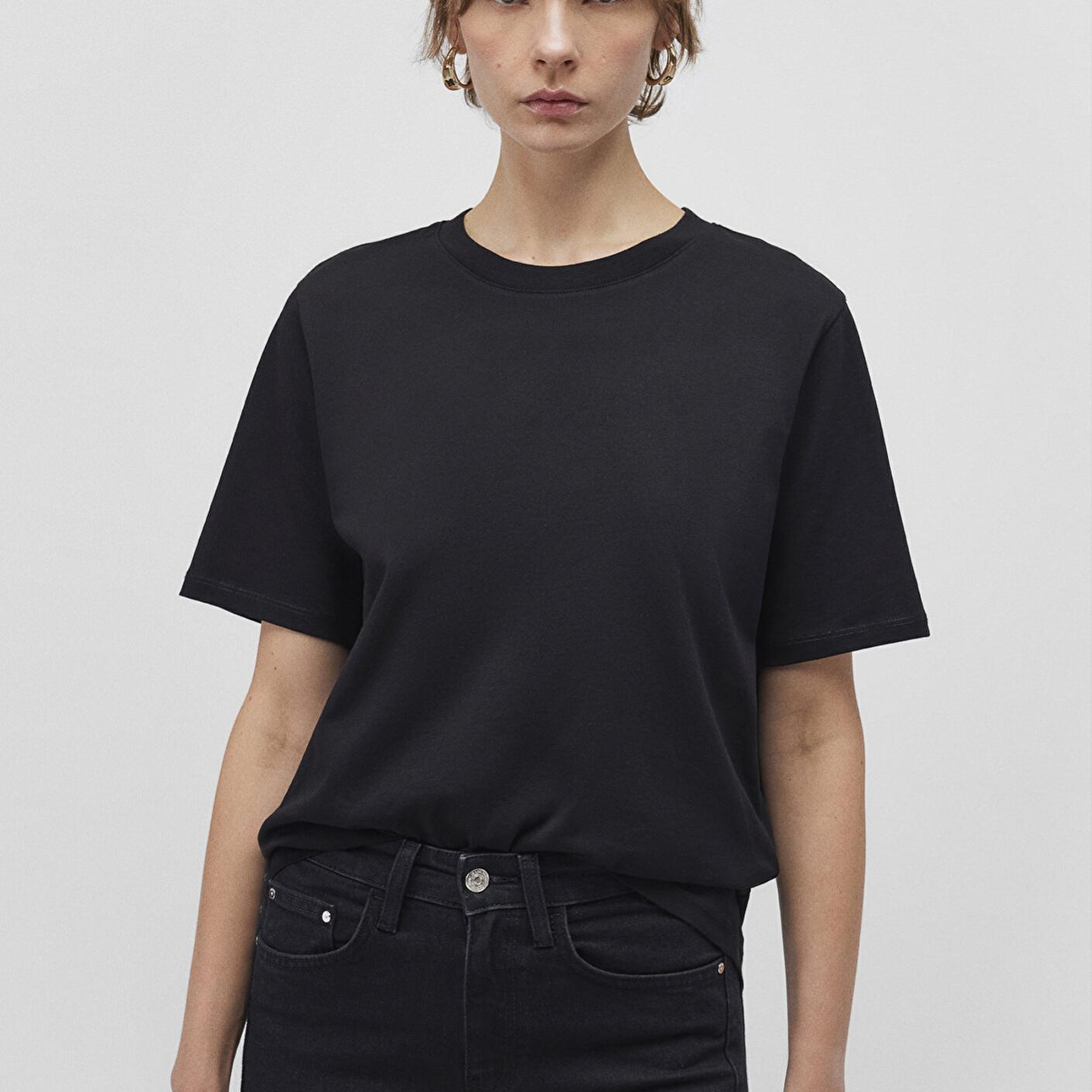 Mavi 2li Kadın Basic Tişört Regular Fit / Normal Kesim 1611366-900