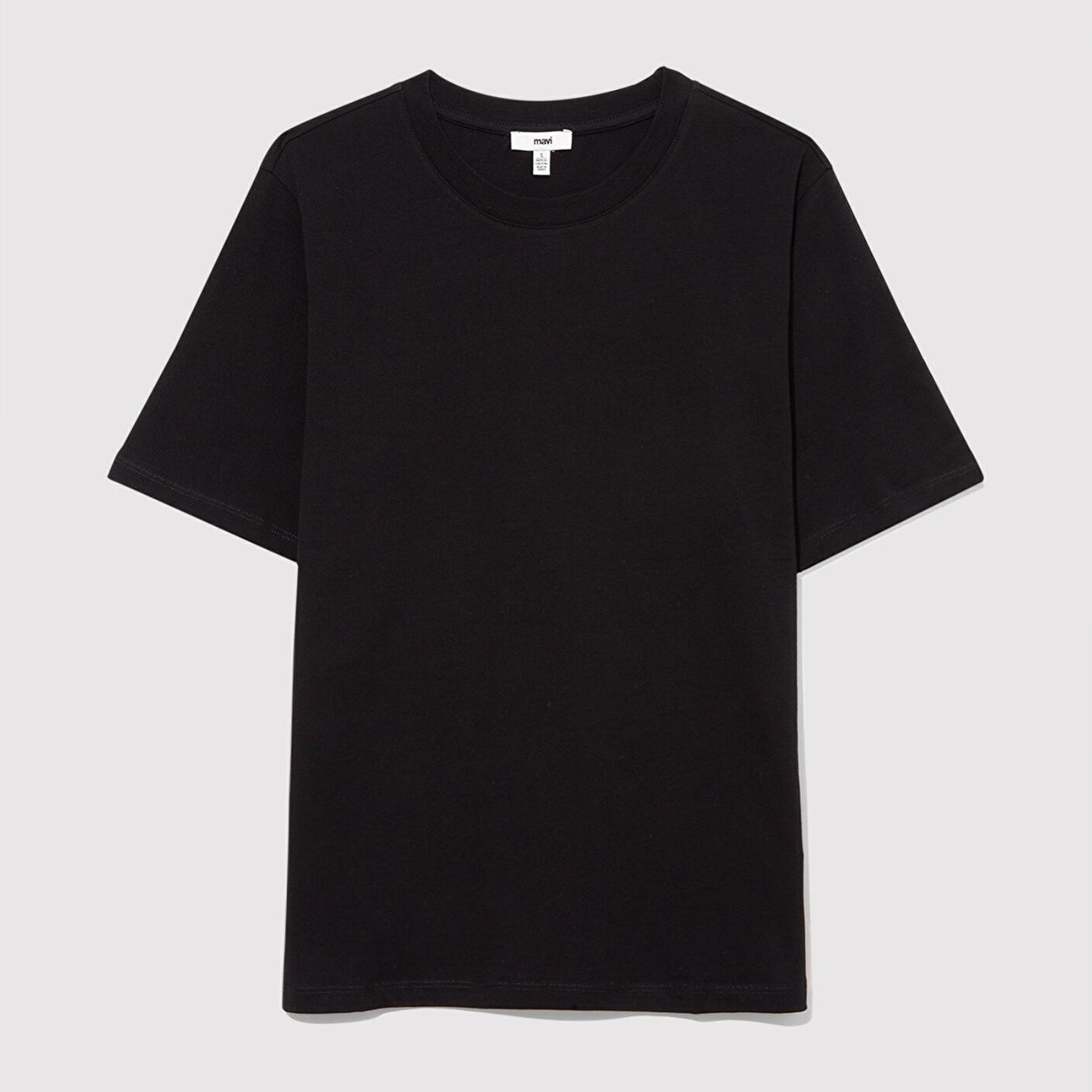 Mavi 2li Fitted Kadın Basic Tişört Fitted / Vücuda Oturan Kesim 1611365-900