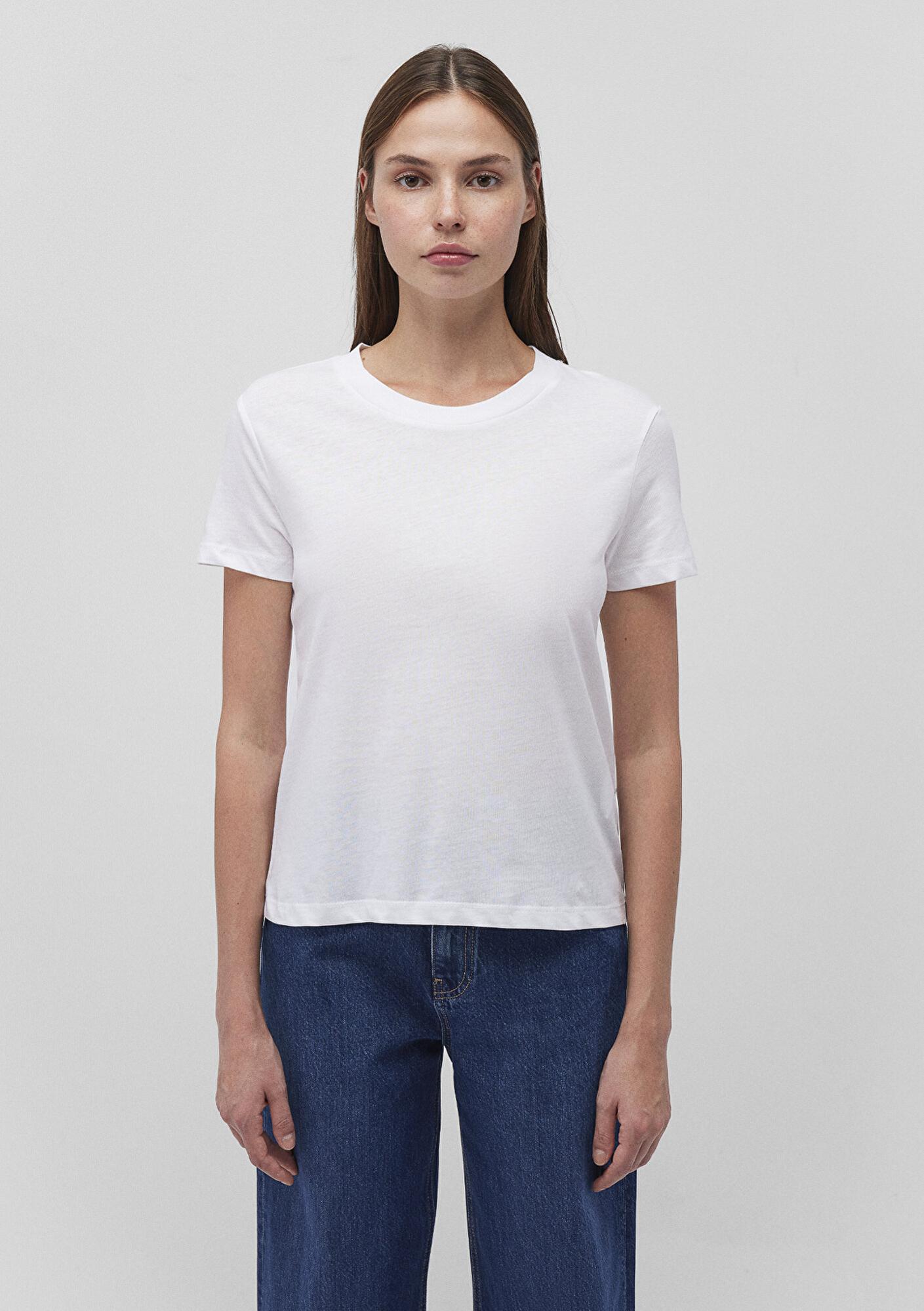 Mavi 2li Fitted Kadın Basic Tişört Fitted / Vücuda Oturan Kesim 1611365-900