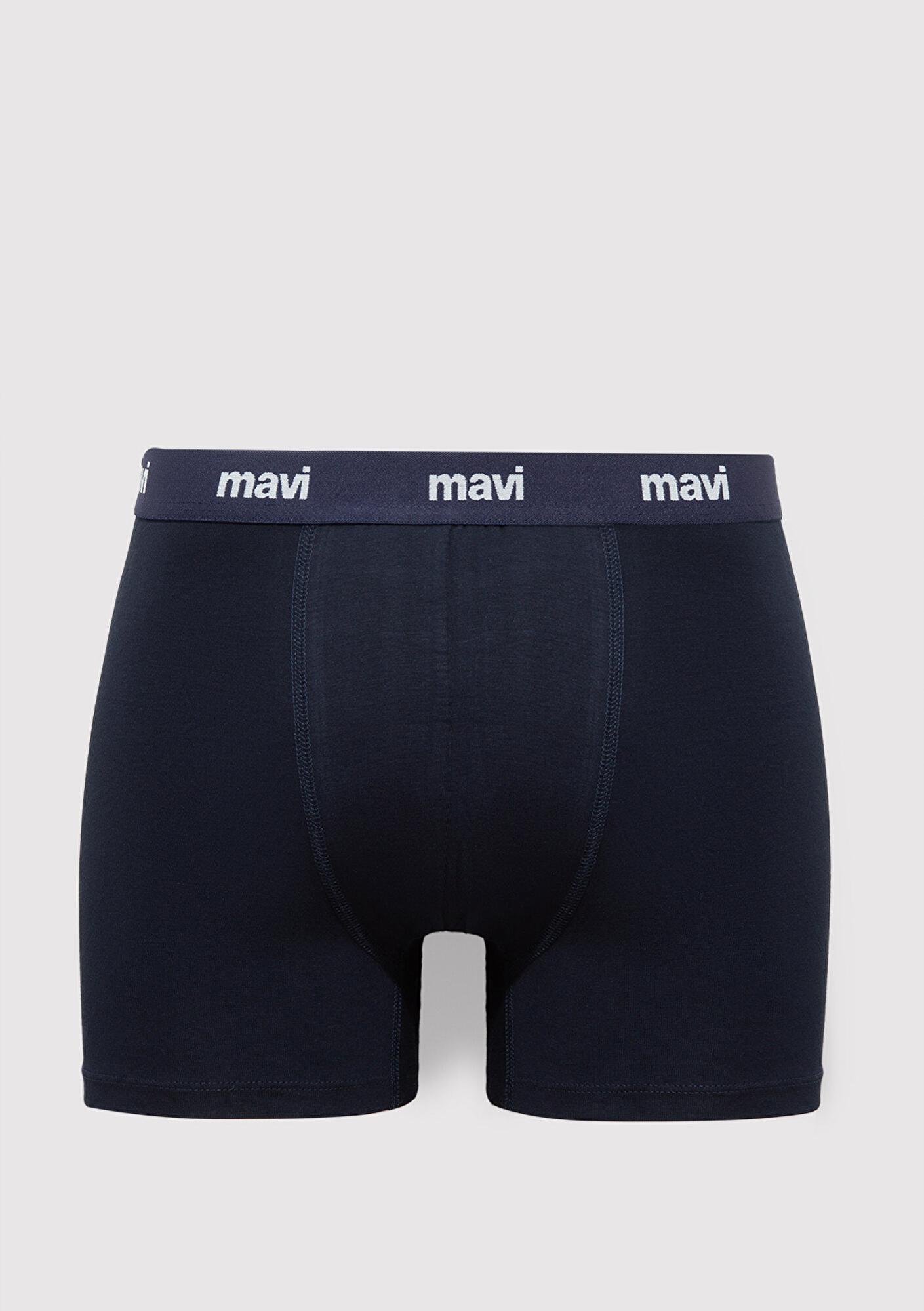 Mavi 3lü Lacivert Boxer 0910616-900