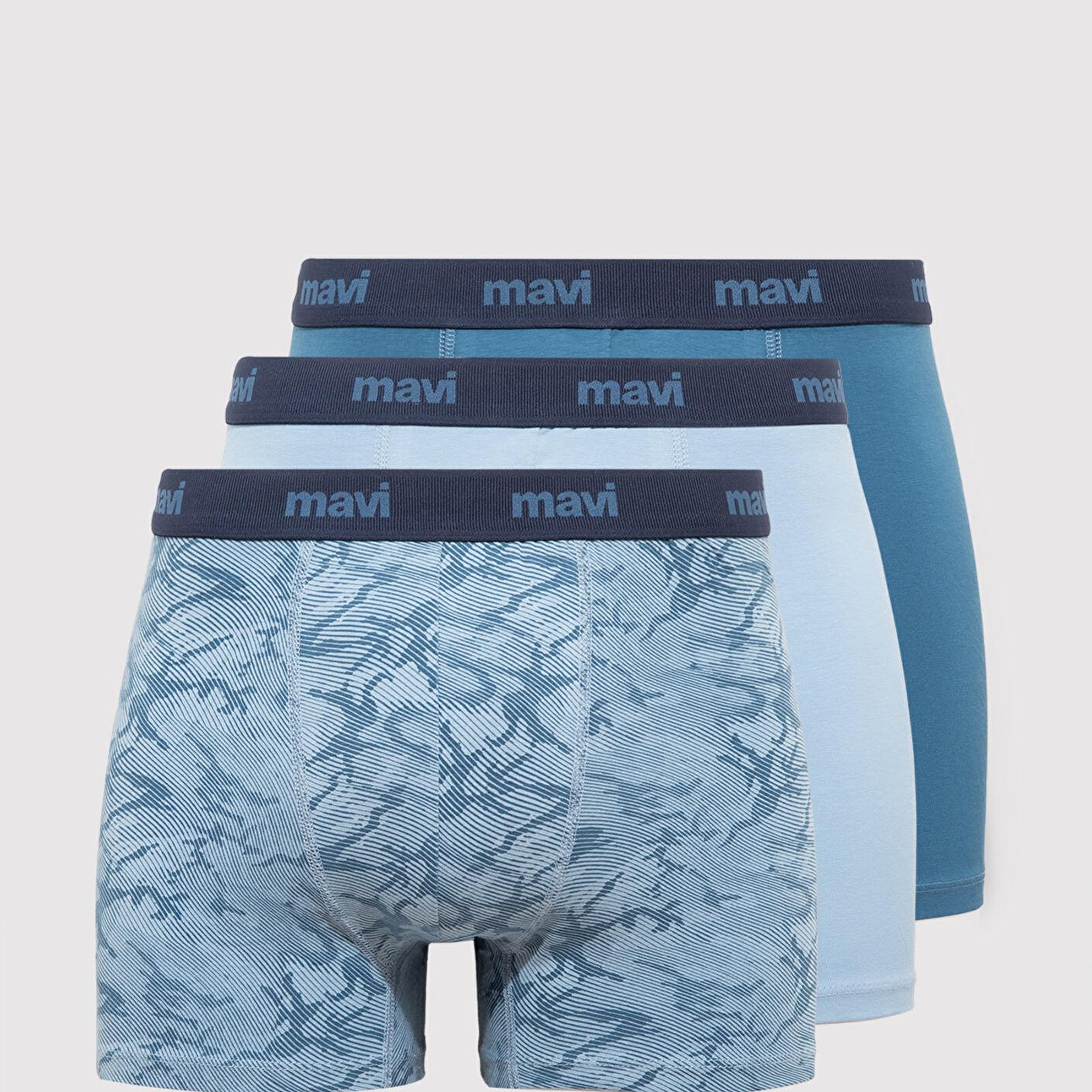 Mavi 3lü Mavi Boxer 0910615-83077