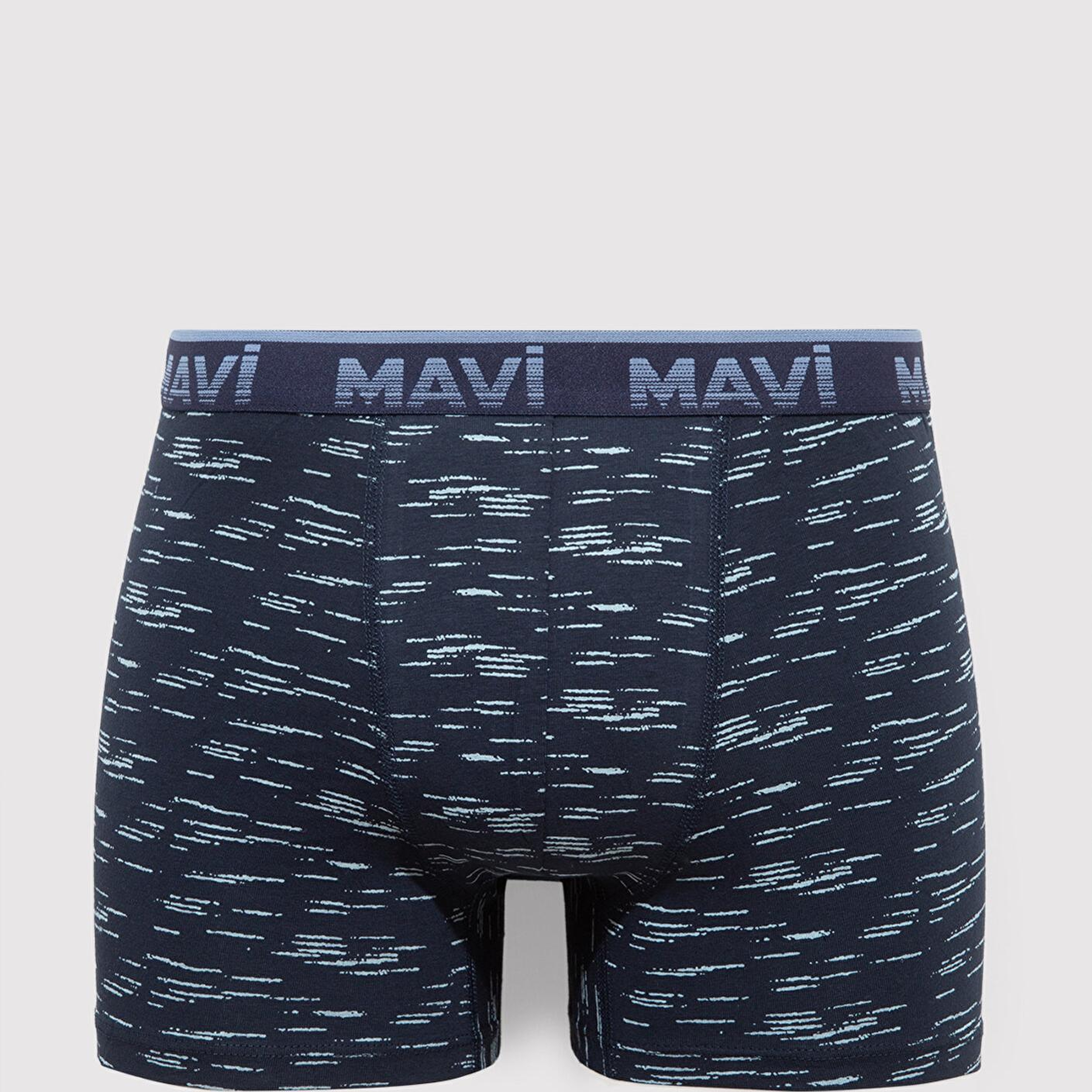 Mavi 3lü Lacivert Boxer 0910612-83097