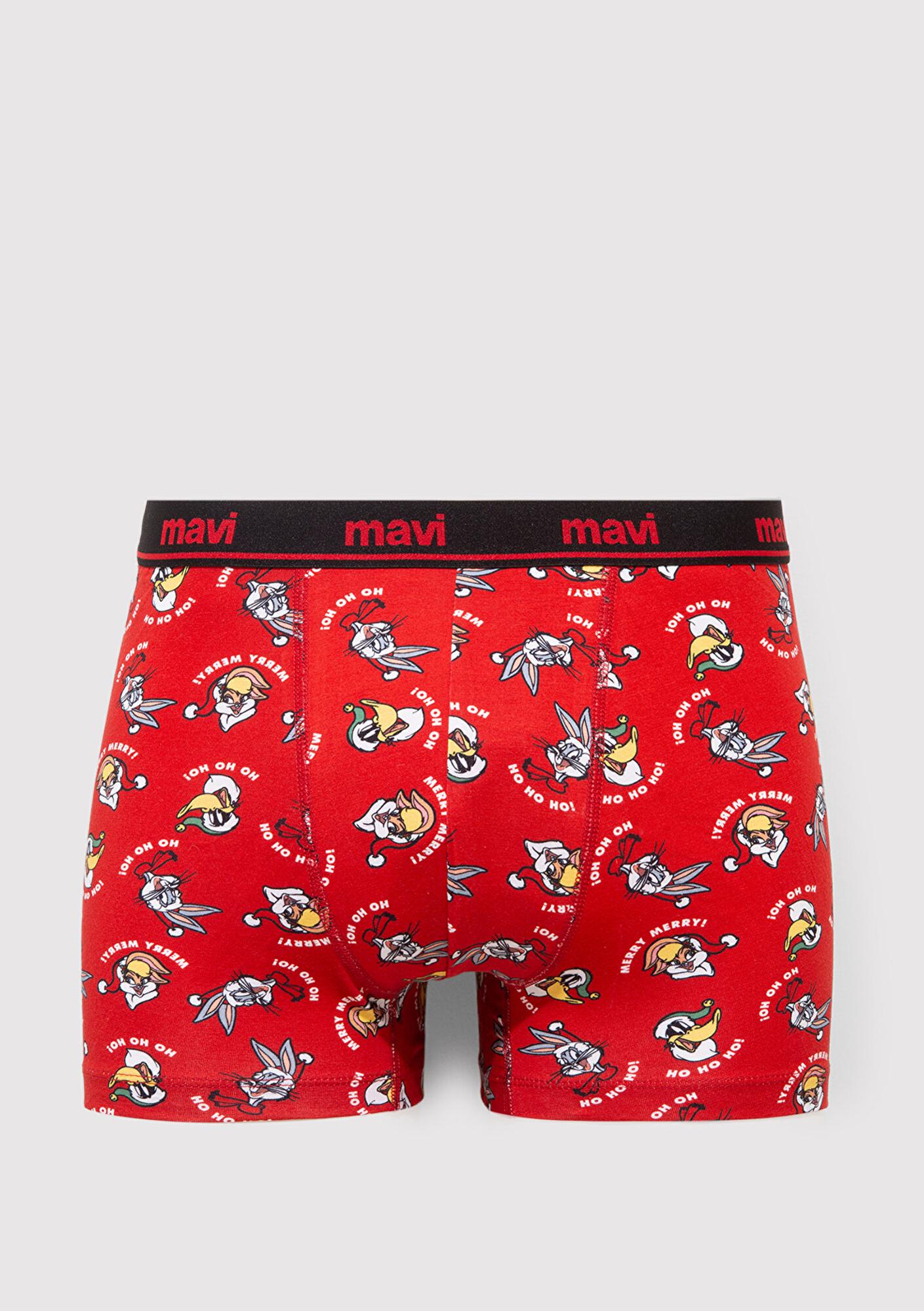 Mavi Yılbaşı Temalı Bugs Bunny Boxer 0910589-32421