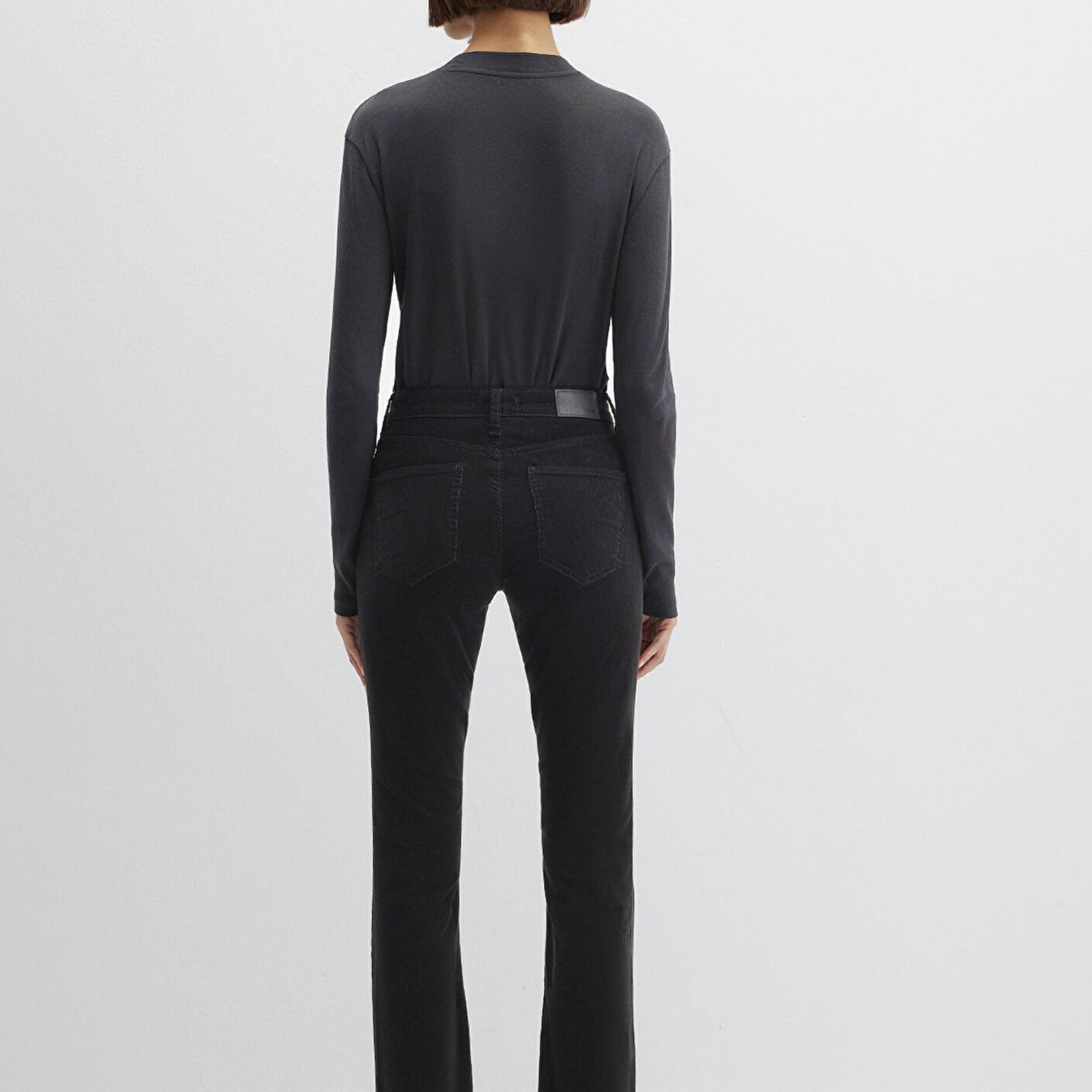 Mavi Molly Siyah Kadife Pantolon 1013682991