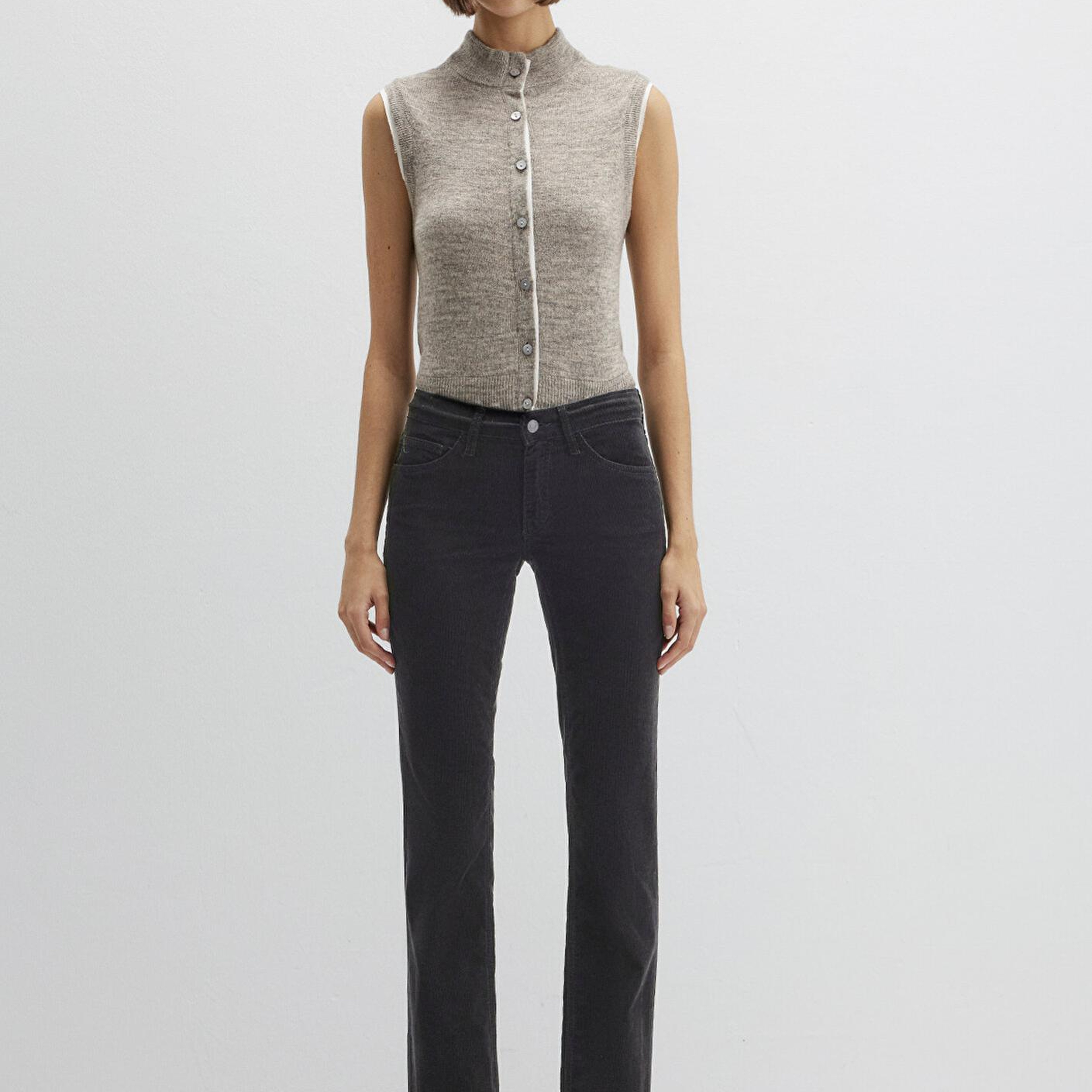 Mavi Mona Siyah Kadife Pantolon 1049782991