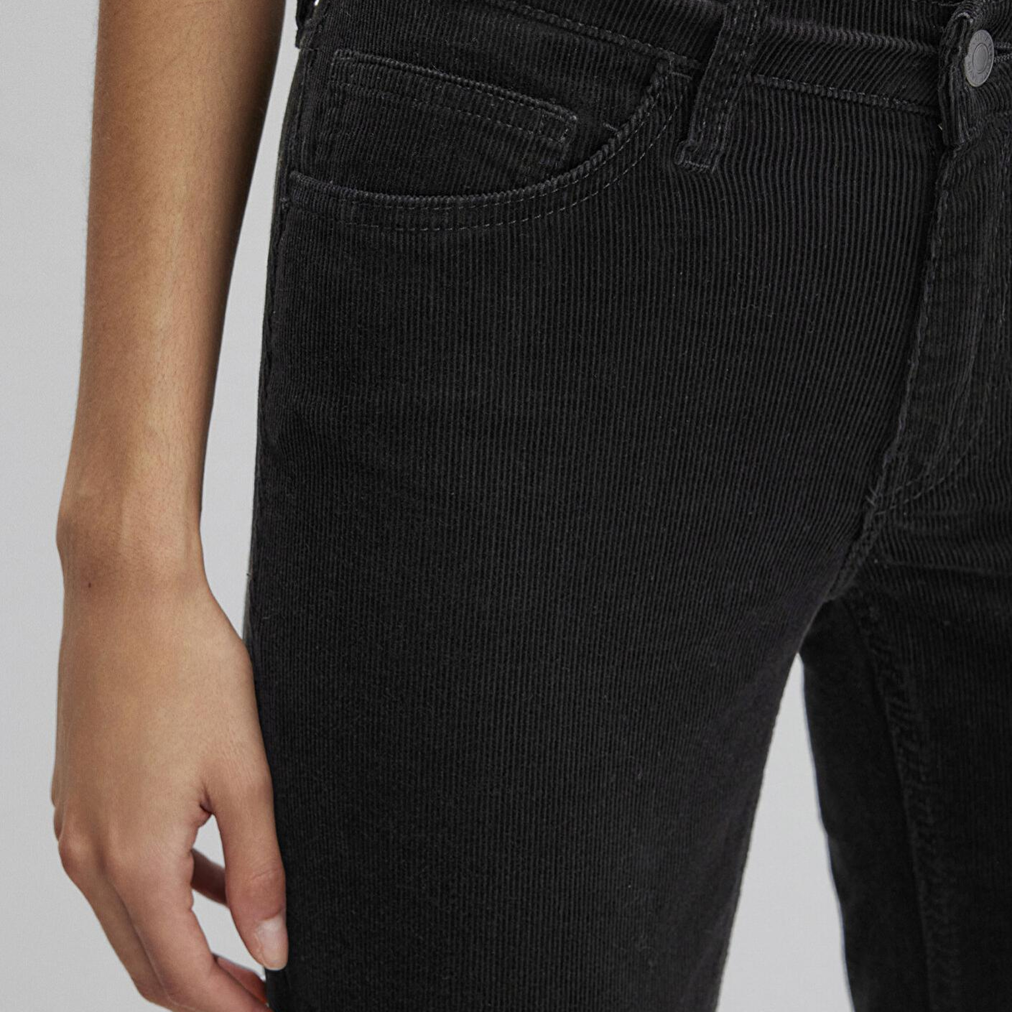 Mavi Mona Siyah Kadife Pantolon 1049782991