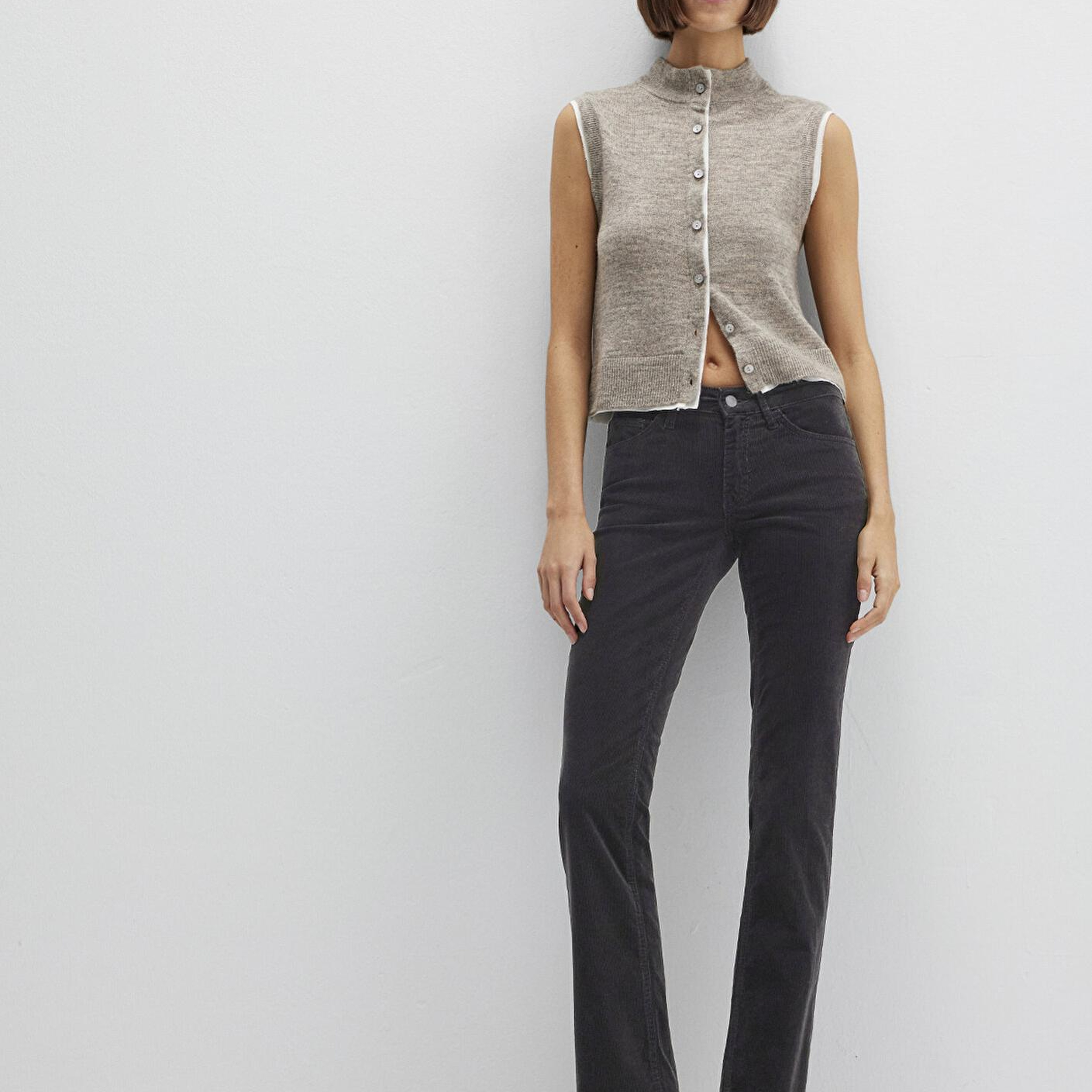 Mavi Mona Siyah Kadife Pantolon 1049782991