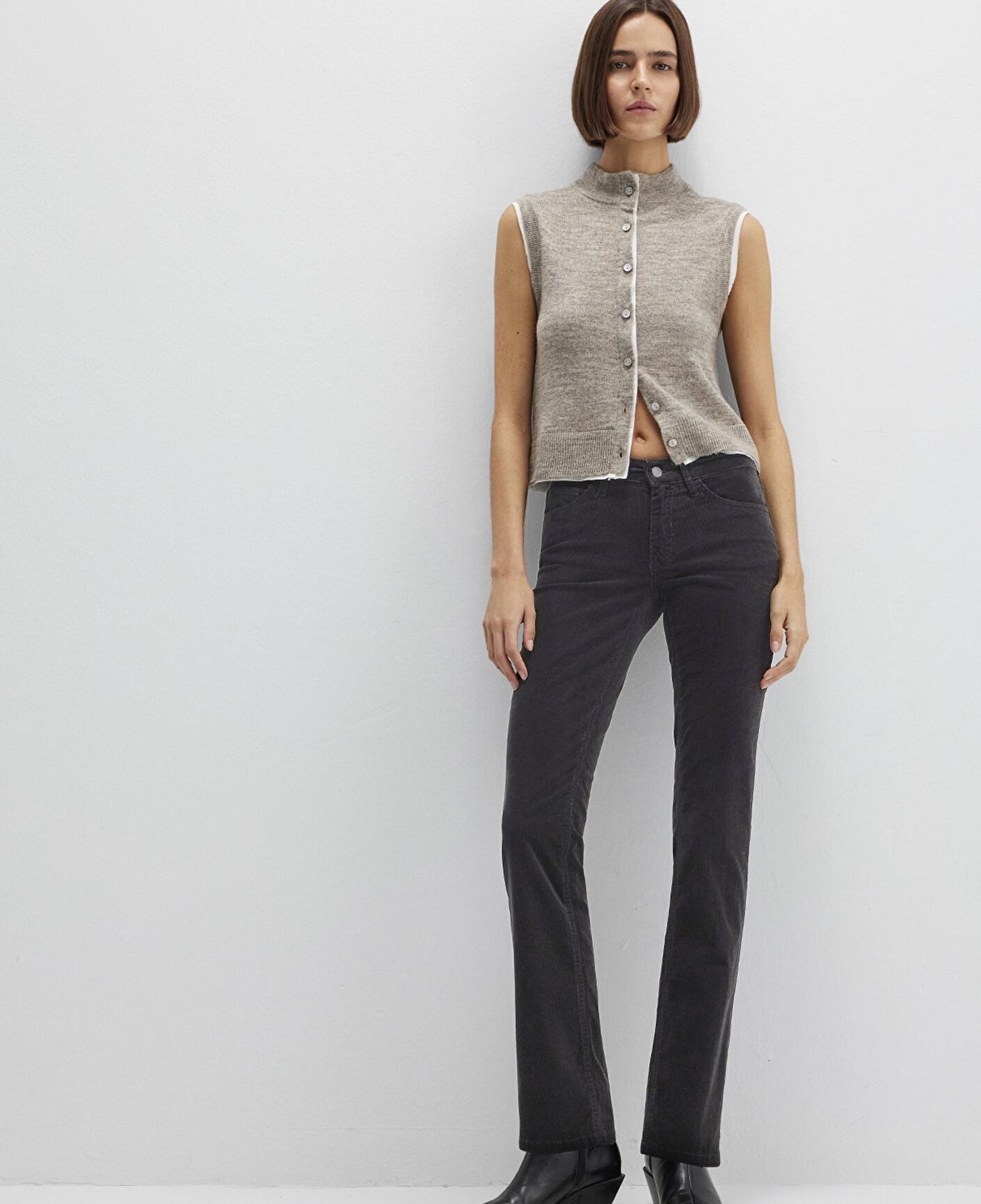 Mavi Mona Siyah Kadife Pantolon 1049782991