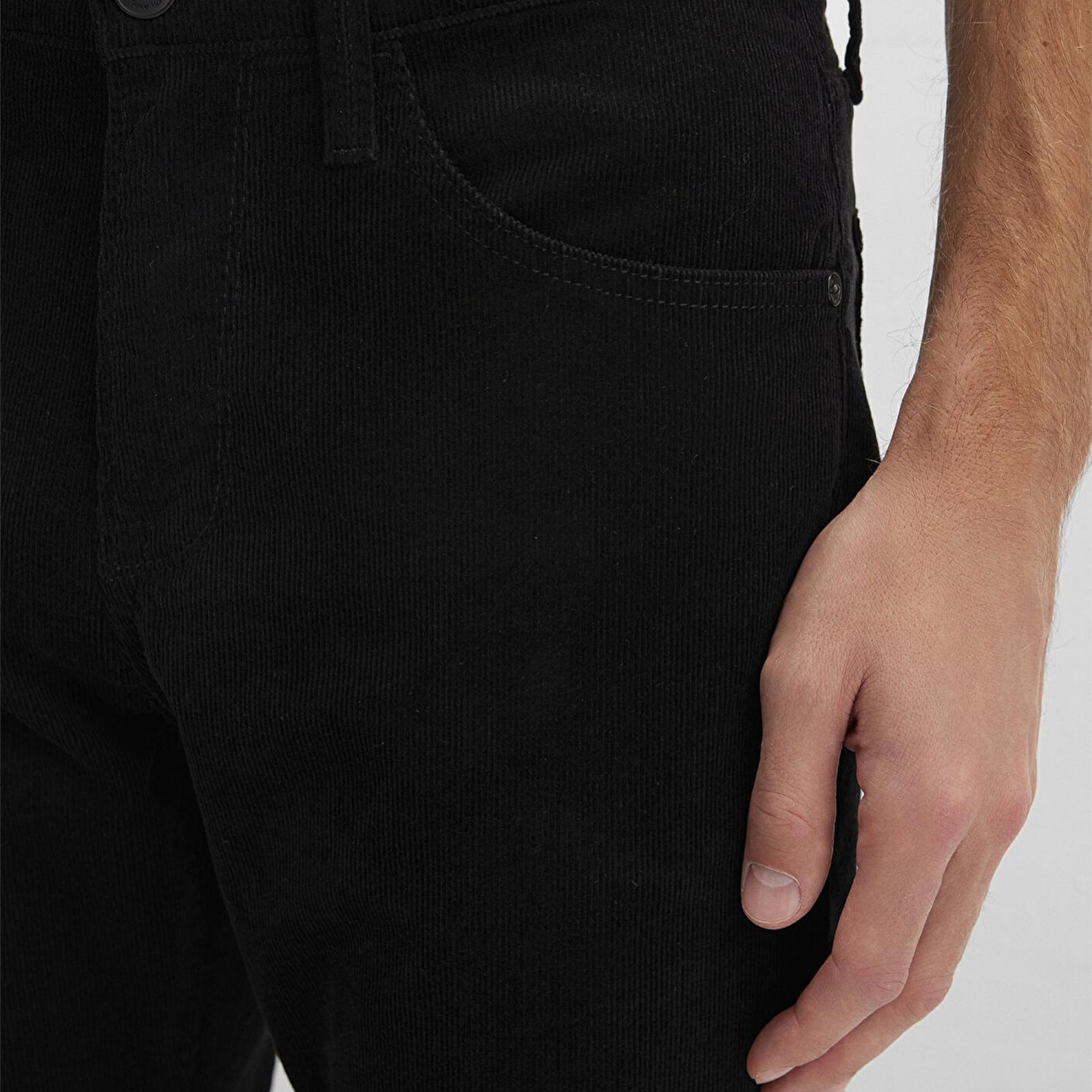 Mavi Hunter Siyah Kadife Pantolon 0020230269