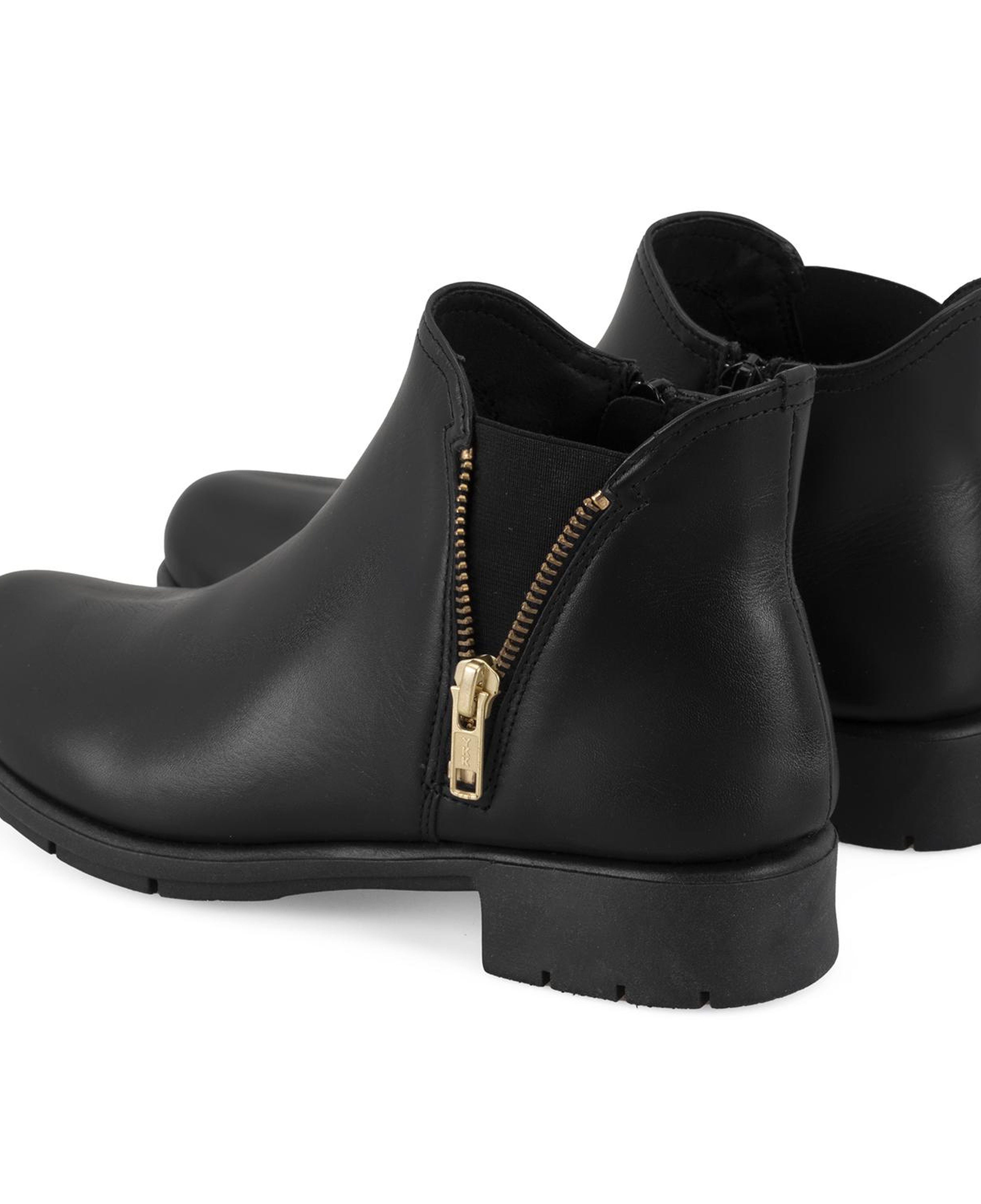 Karlee Siyah Kadın DesaComfort Fermuarlı Deri Bot