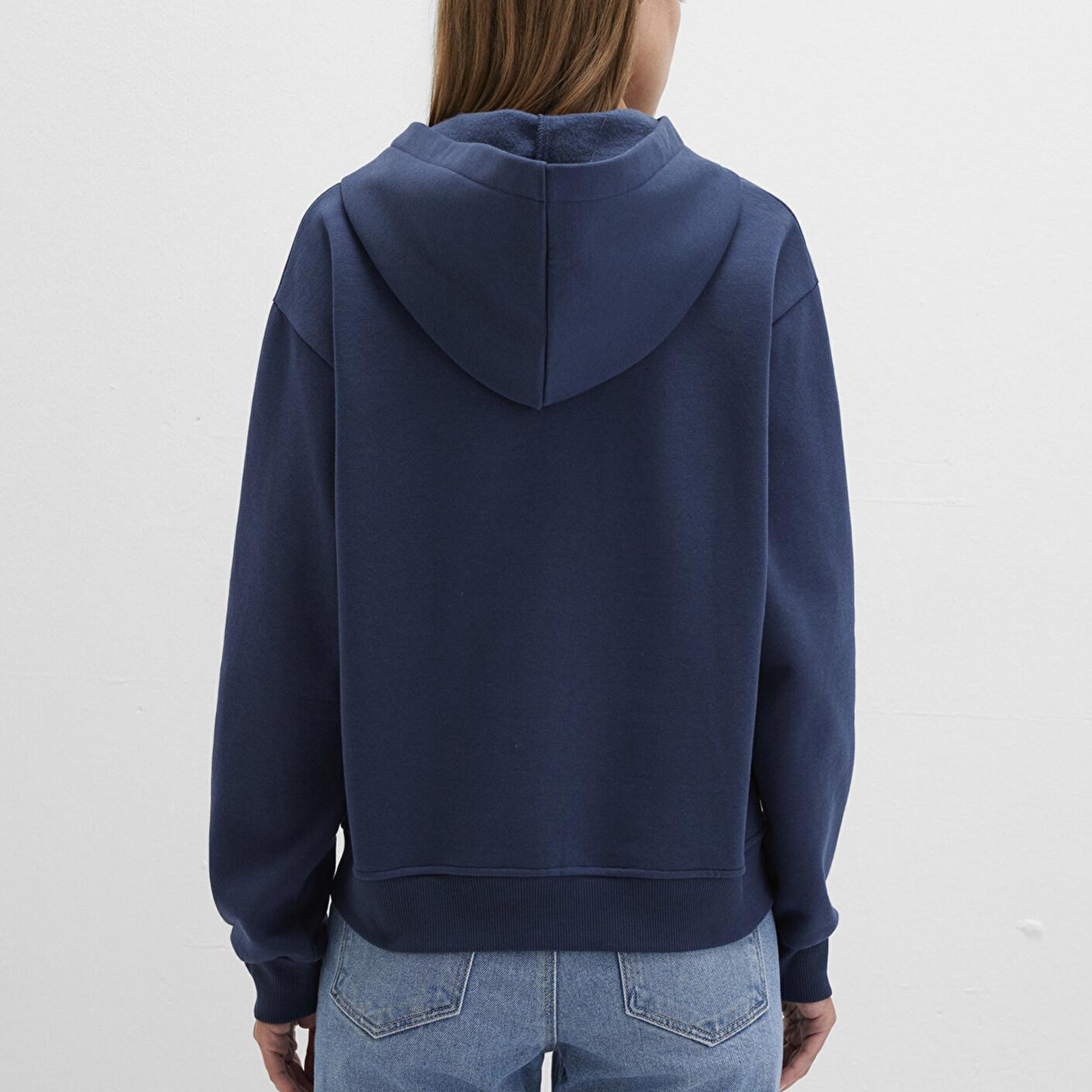 Mavi Kapüşonlu Lacivert Basic Sweatshirt 167299-70488