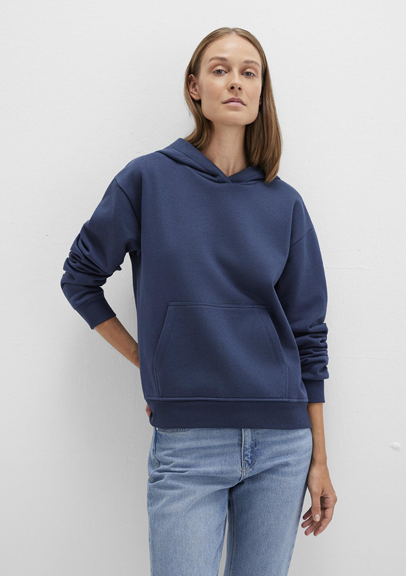 Mavi Kapüşonlu Lacivert Basic Sweatshirt 167299-70488
