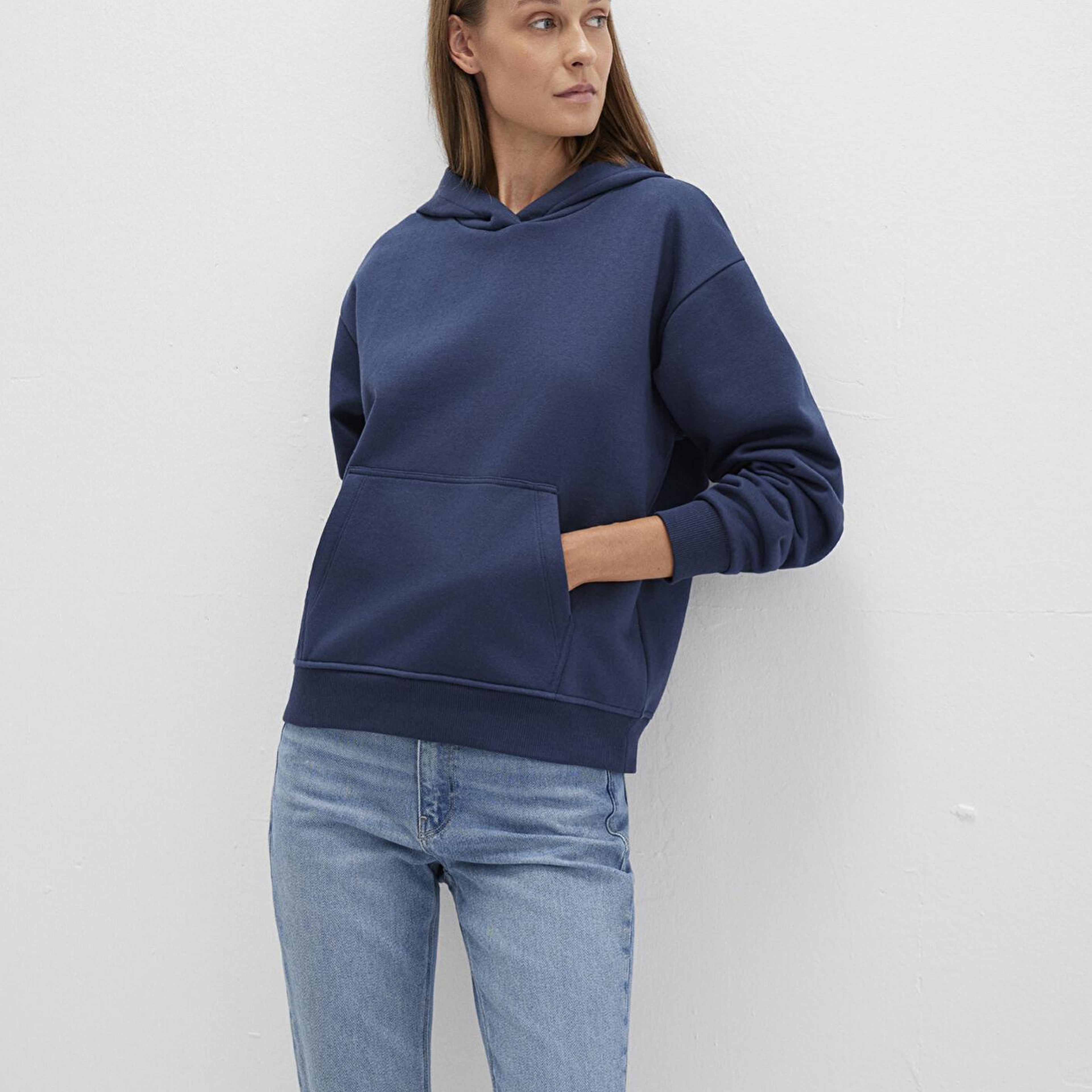 Mavi Kapüşonlu Lacivert Basic Sweatshirt 167299-70488