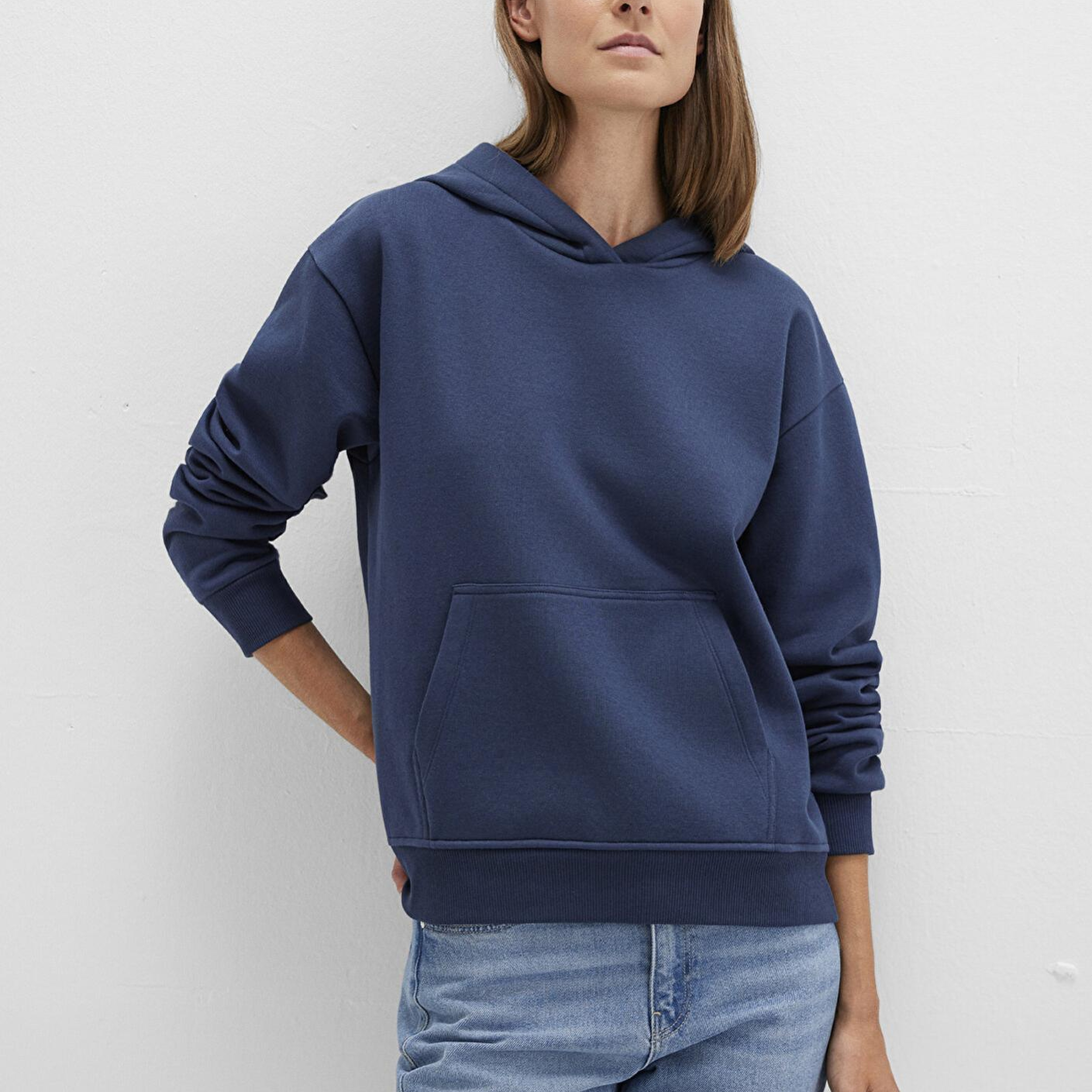 Mavi Kapüşonlu Lacivert Basic Sweatshirt 167299-70488
