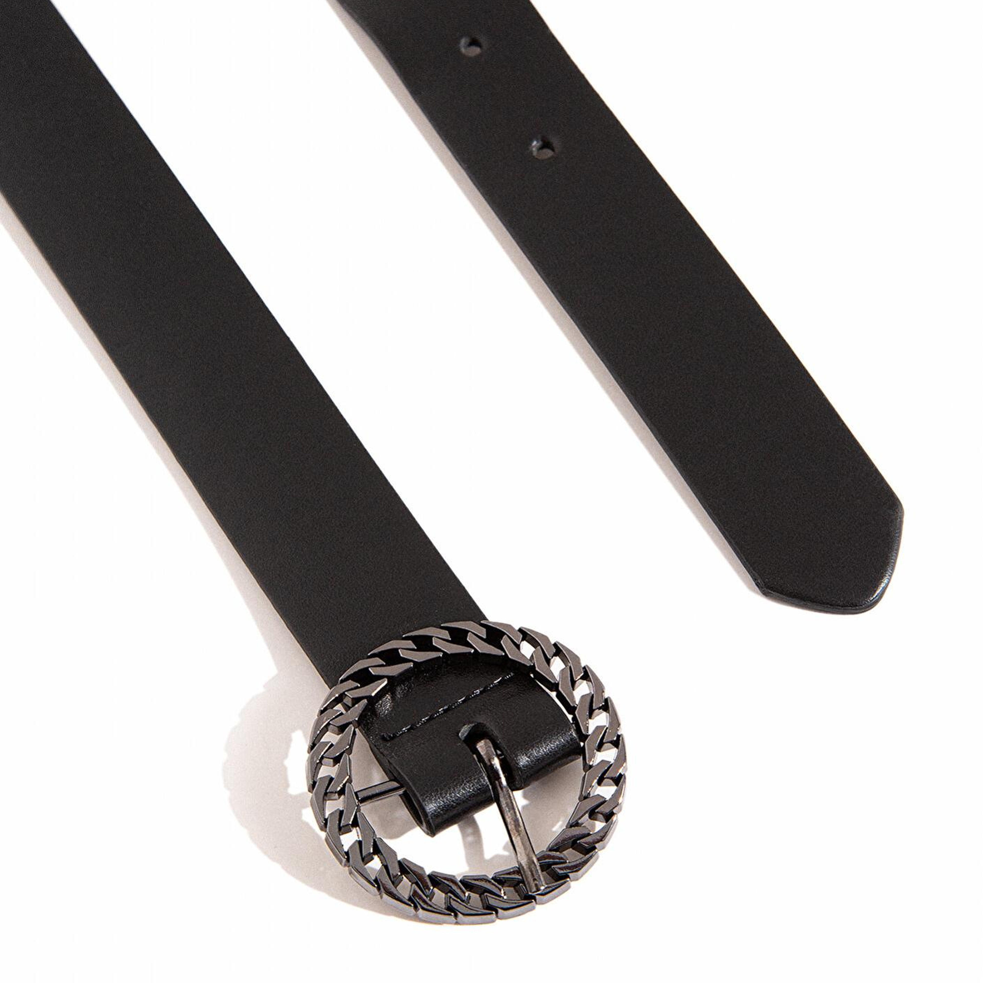 Mavi Siyah Suni Deri Kemer 1910750-900