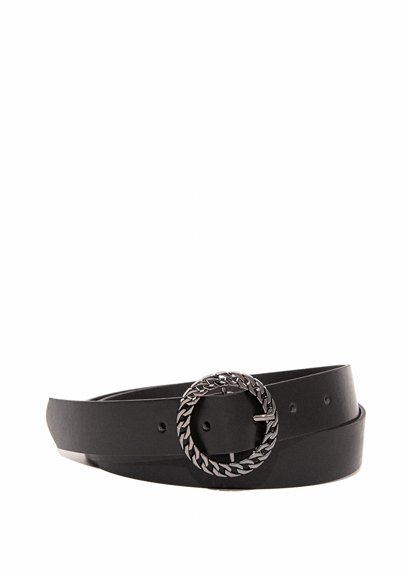 Mavi Siyah Suni Deri Kemer 1910750-900