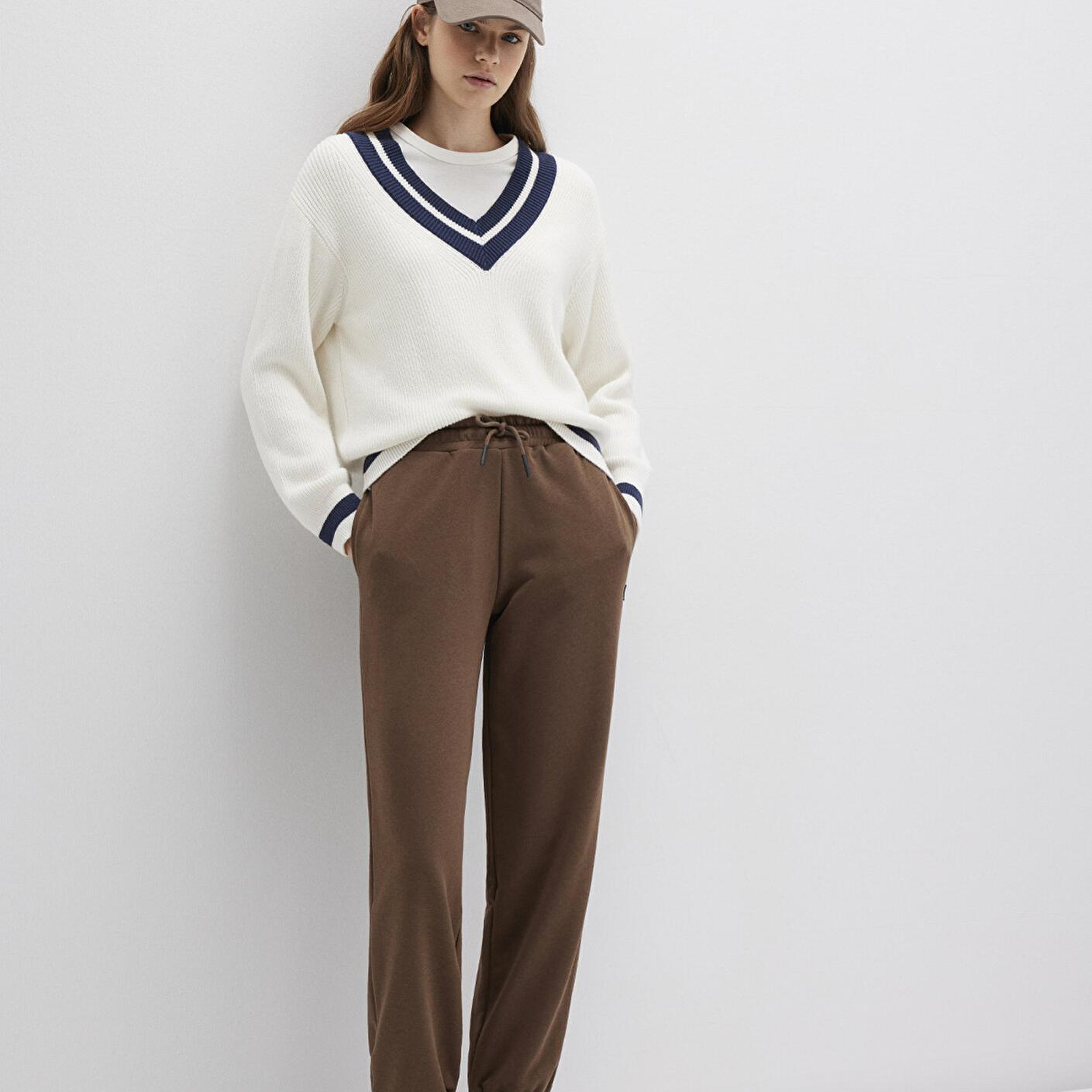 Mavi Kahverengi Basic Eşofman Altı 1600903-81959