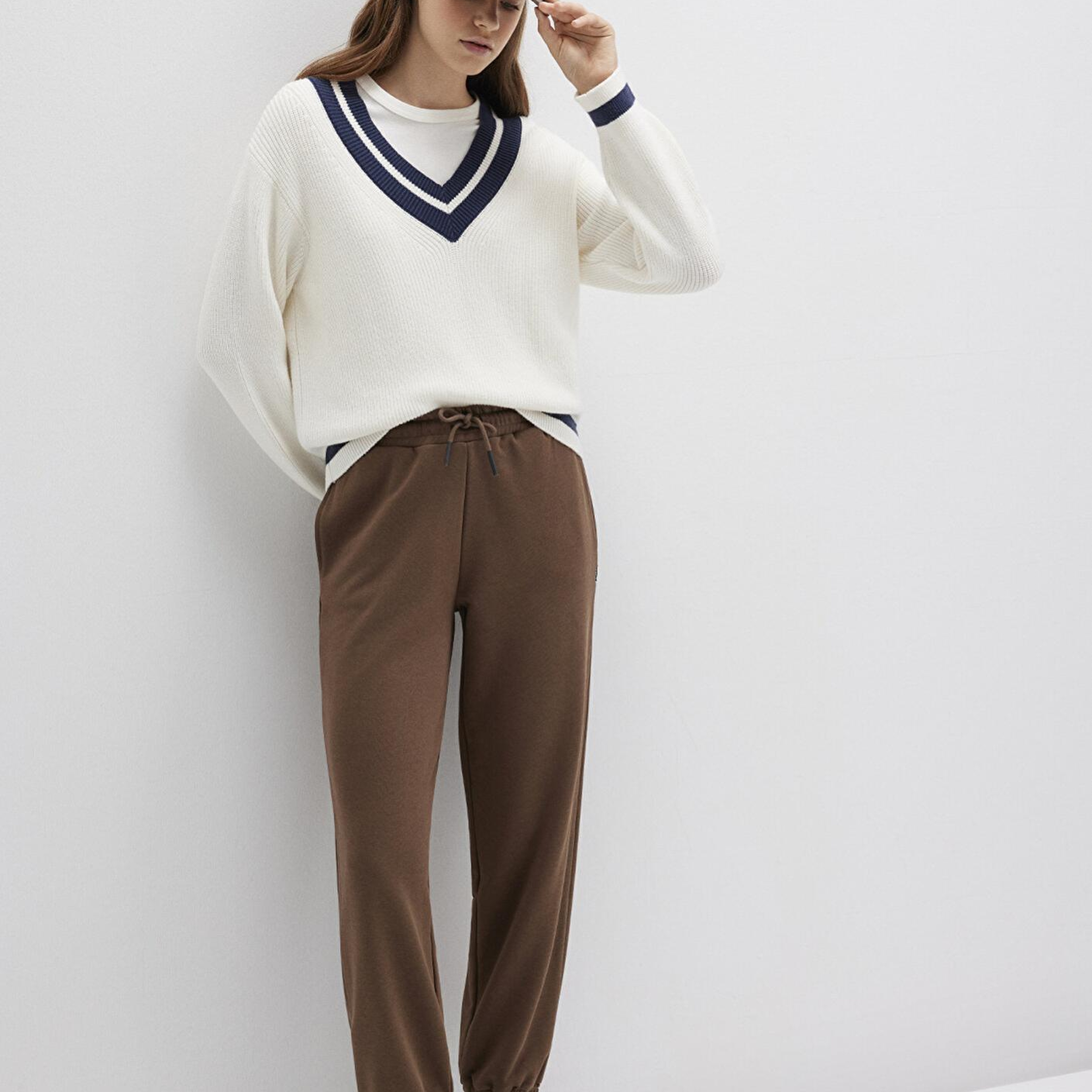 Mavi Kahverengi Basic Eşofman Altı 1600903-81959