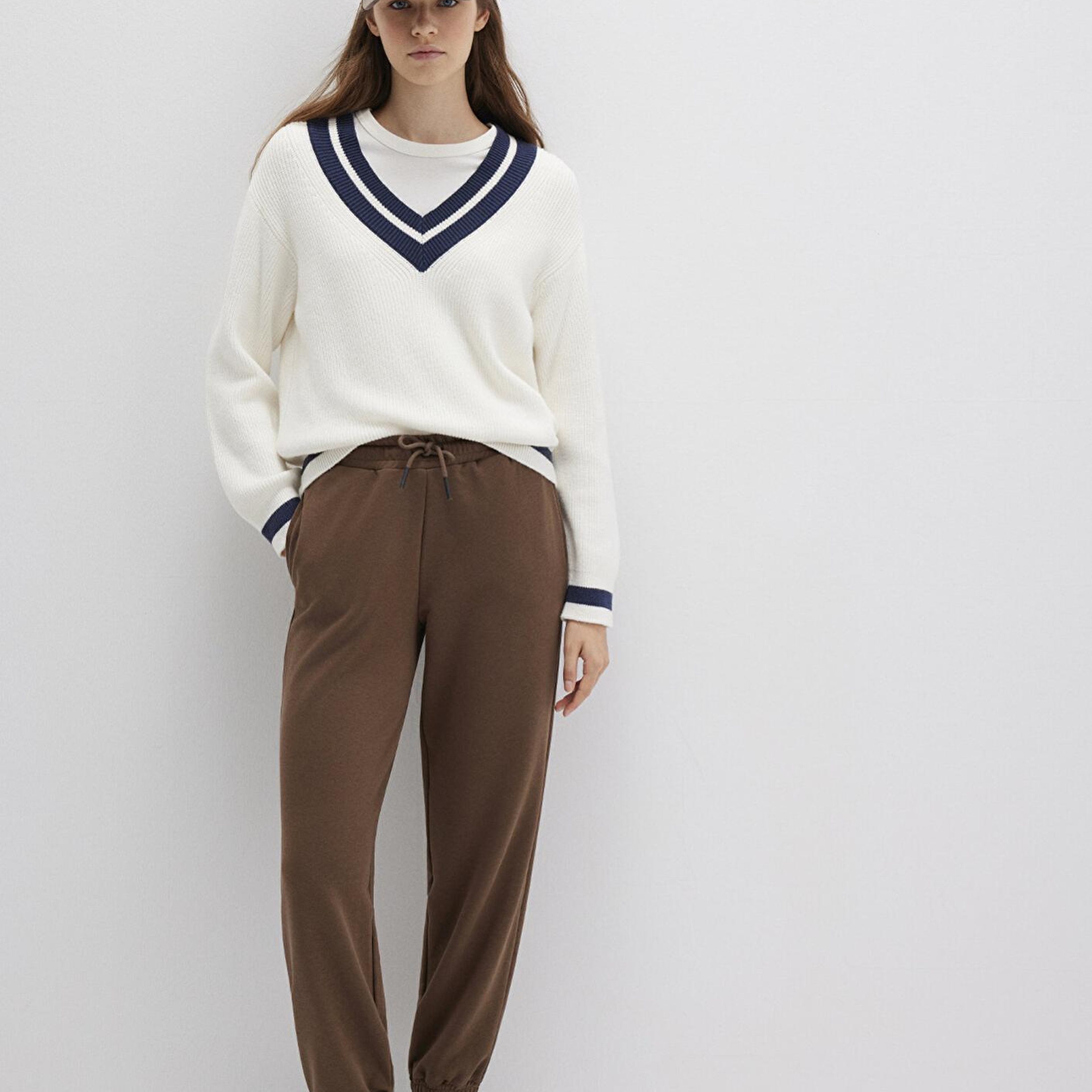 Mavi Kahverengi Basic Eşofman Altı 1600903-81959