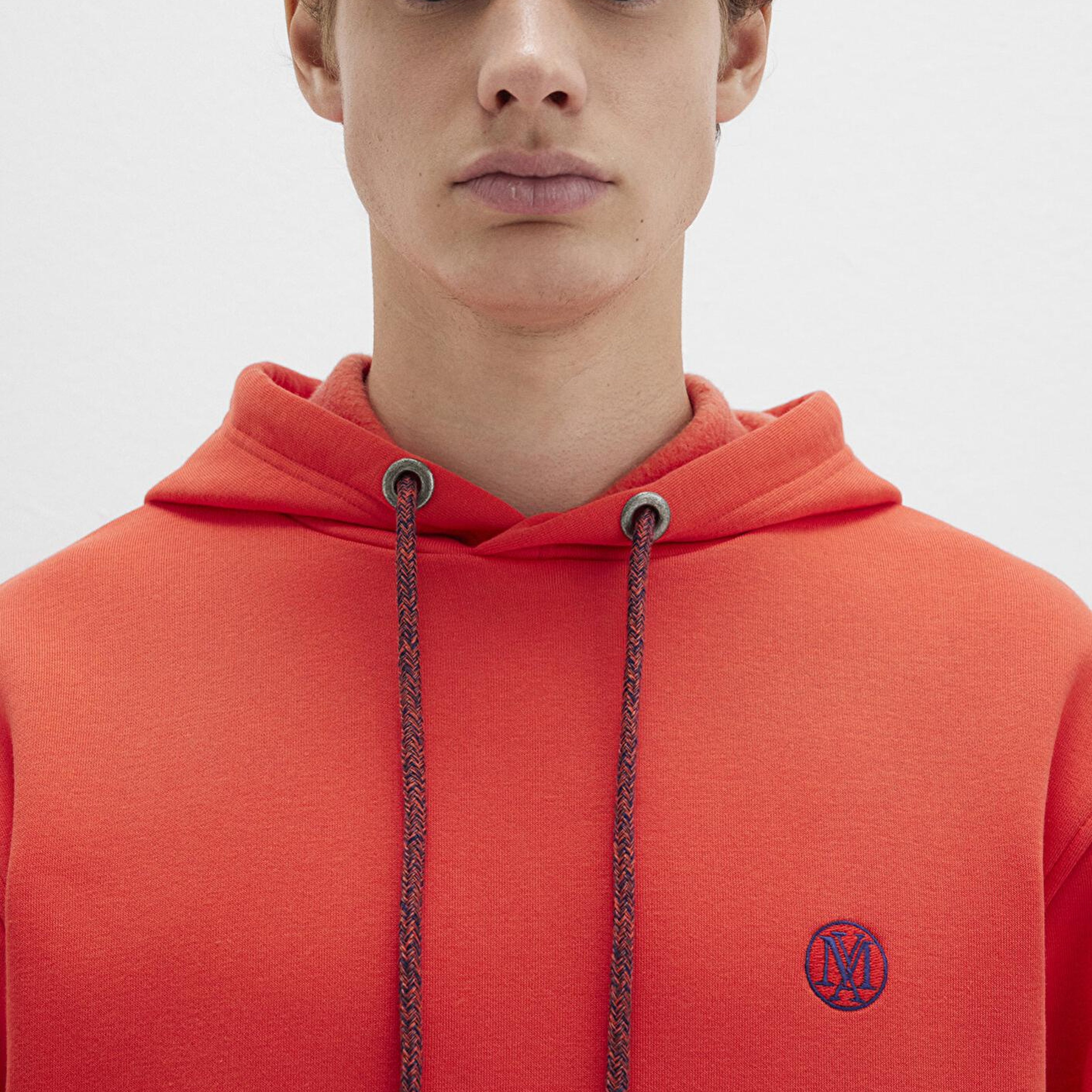 Mavi Mavi Logo Nakışlı Kapüşonlu Turuncu Sweatshirt 065809-70481