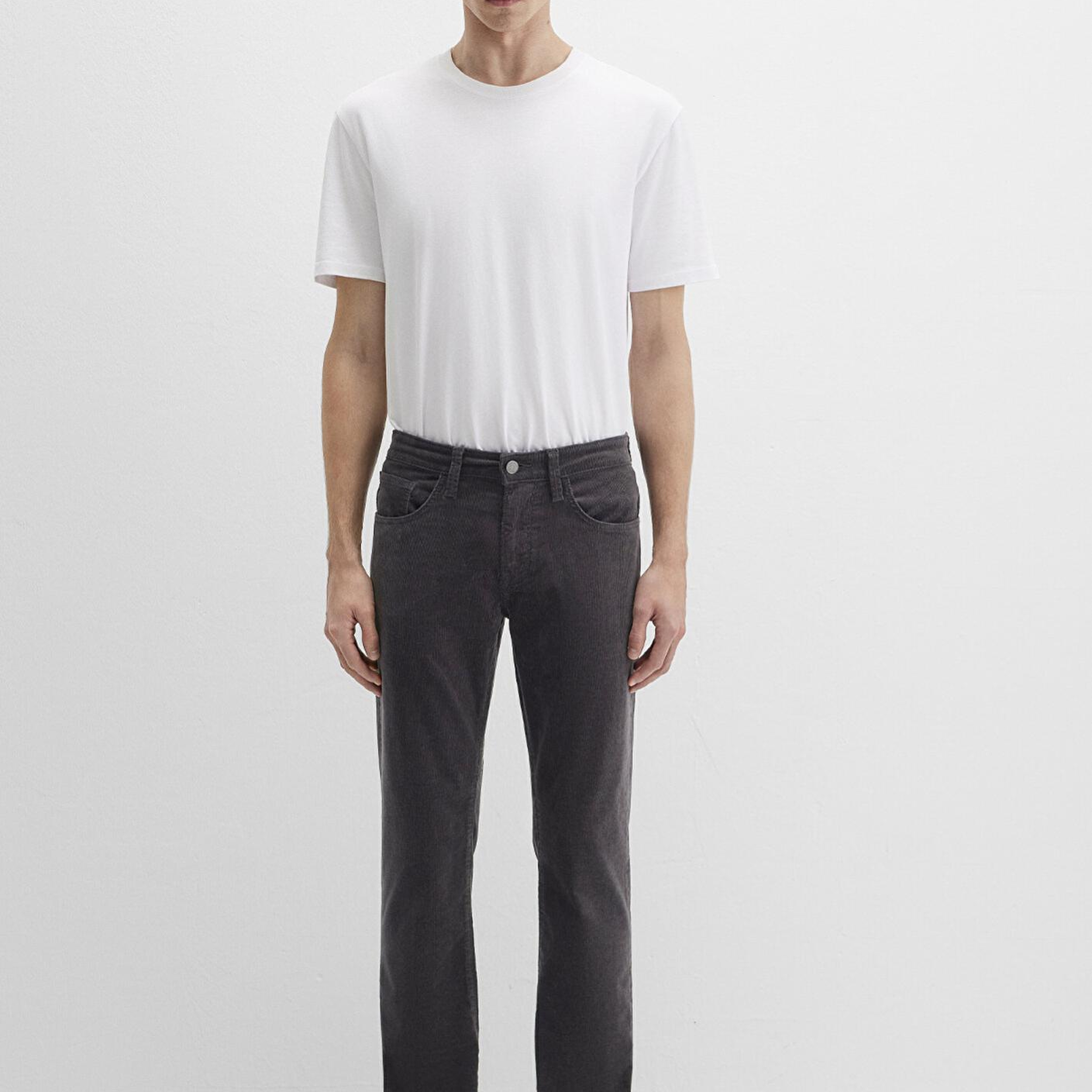 Mavi Martin Koyu Antrasit Kadife Pantolon 0037835665