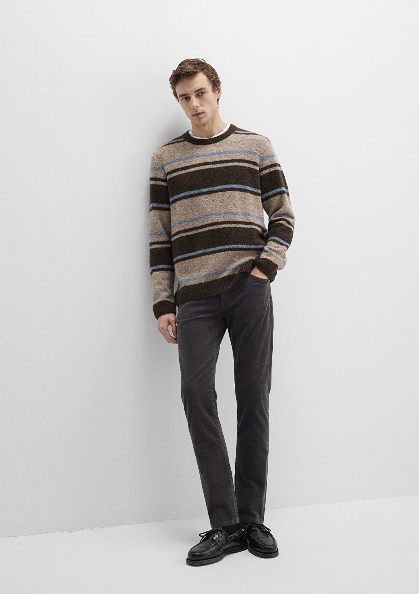 Mavi Marcus Koyu Gri Kadife Pantolon 0035182643